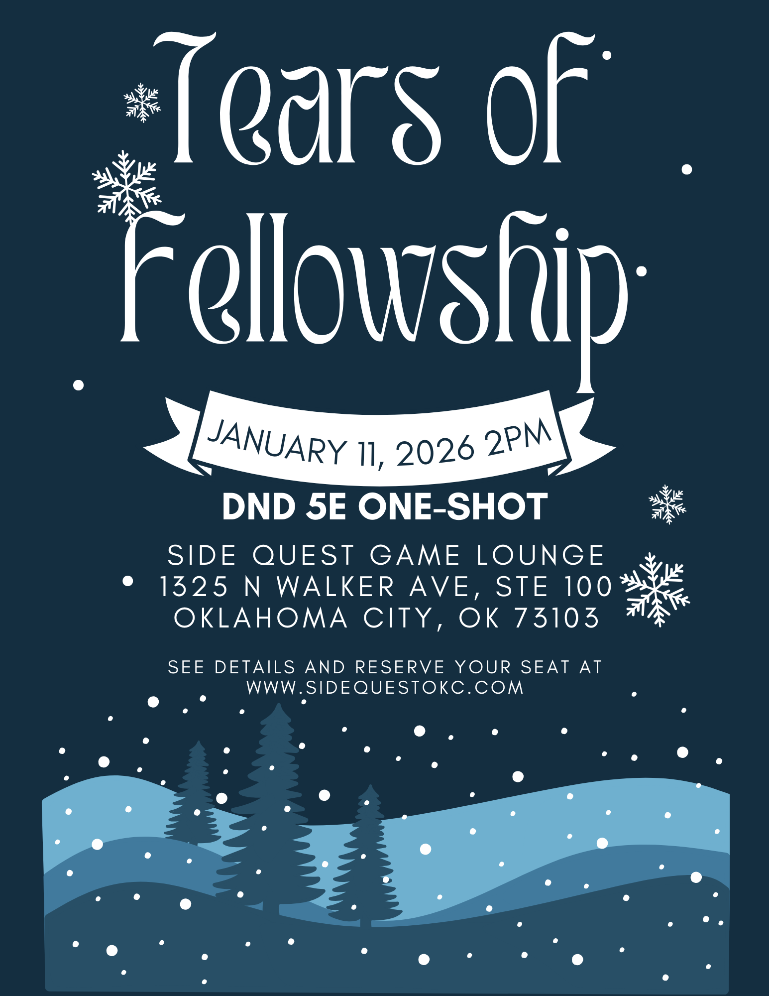 Tears of Fellowship D&D One shot w/ Laura