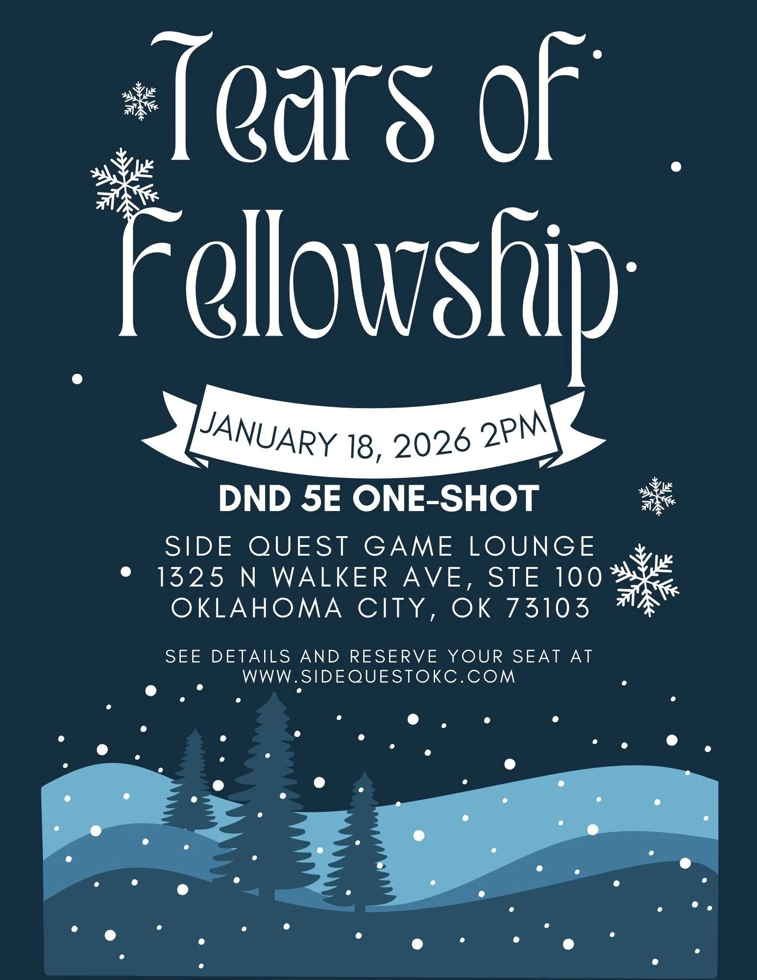 Tears of Fellowship D&amp;D One shot w/ Laura