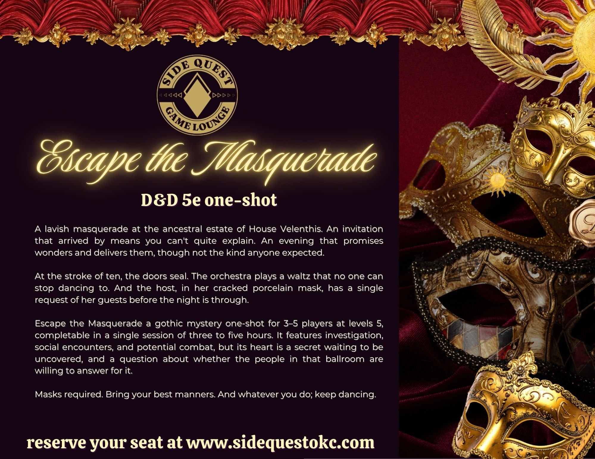 Escape the Masquerade