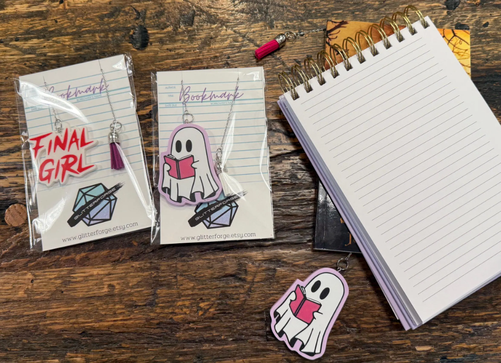 3D Printed Bookmark with Chain and Tassle