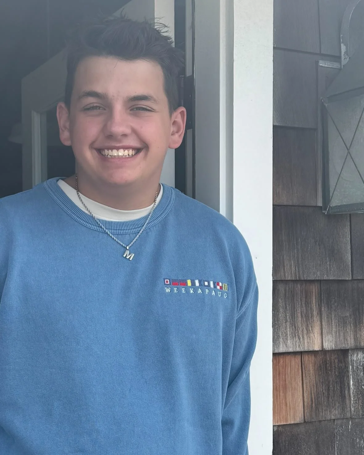 Nautical sweatshirts and long sleeve tshirts are back in stock. Stop in this weekend and grab one before they are gone for the summer.