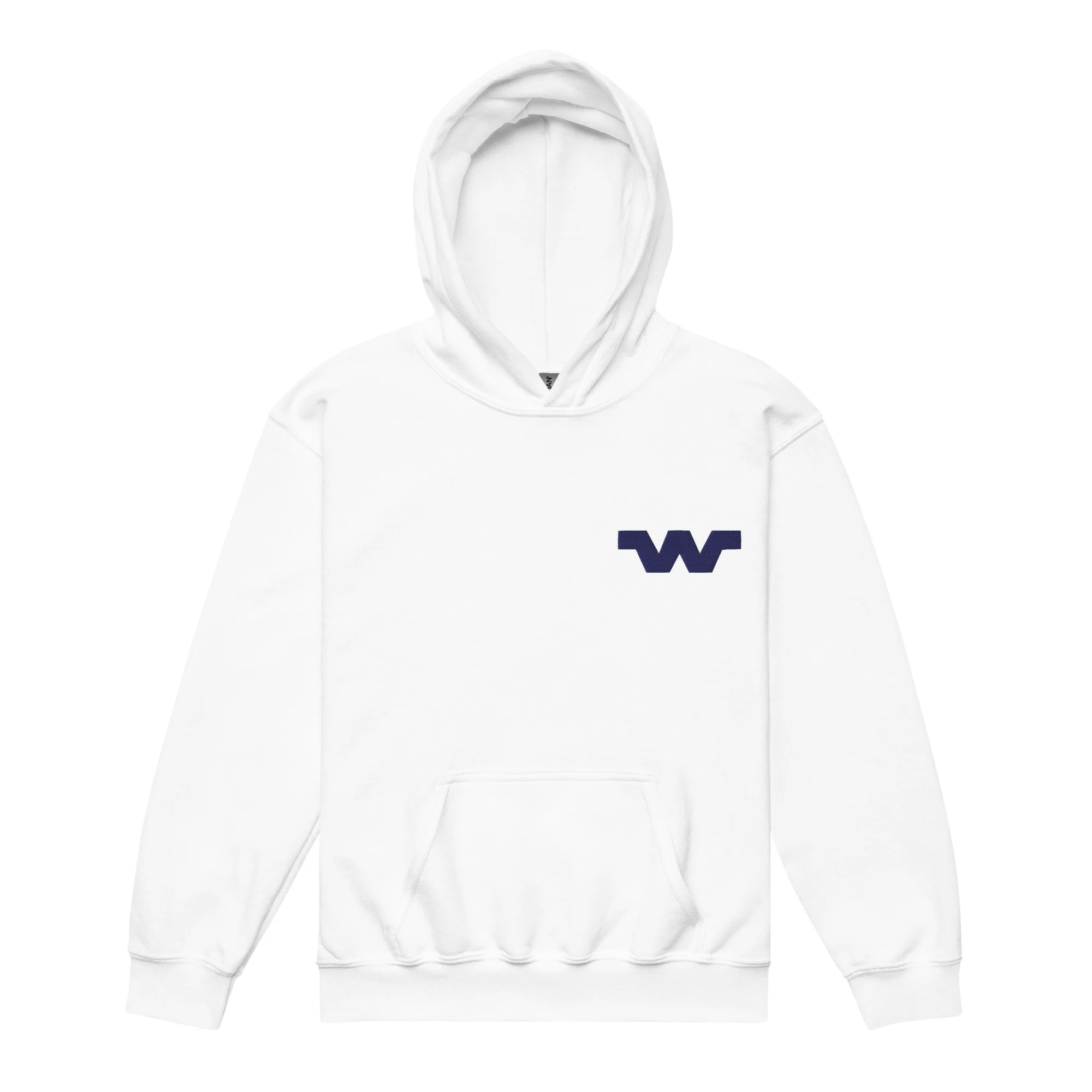 W Embroidered Youth Hoodie