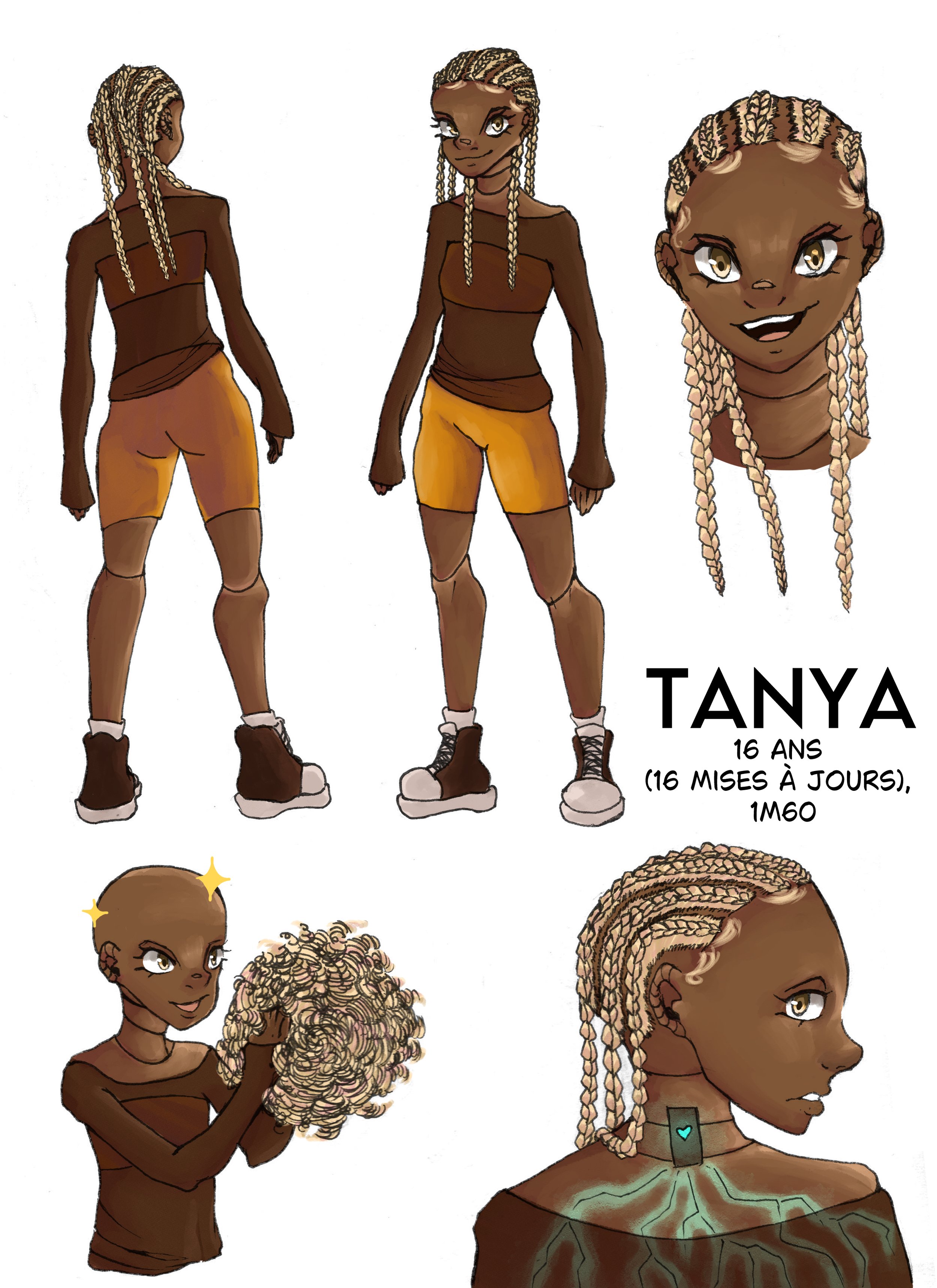Character sheet pour un devoir 1/3 sur la création de personnage (tablette graphique) | février 2025