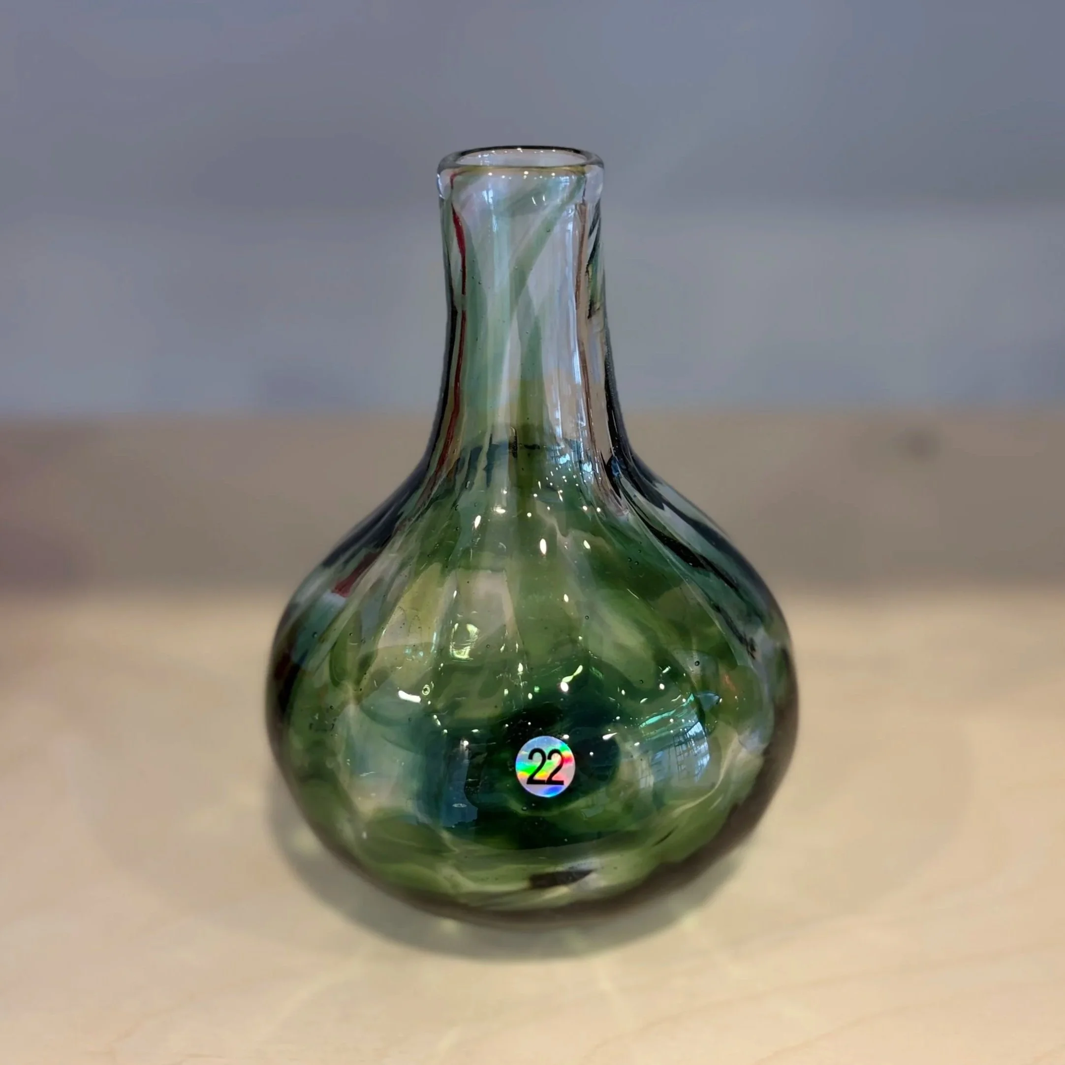 #22 — Green Bud Vase