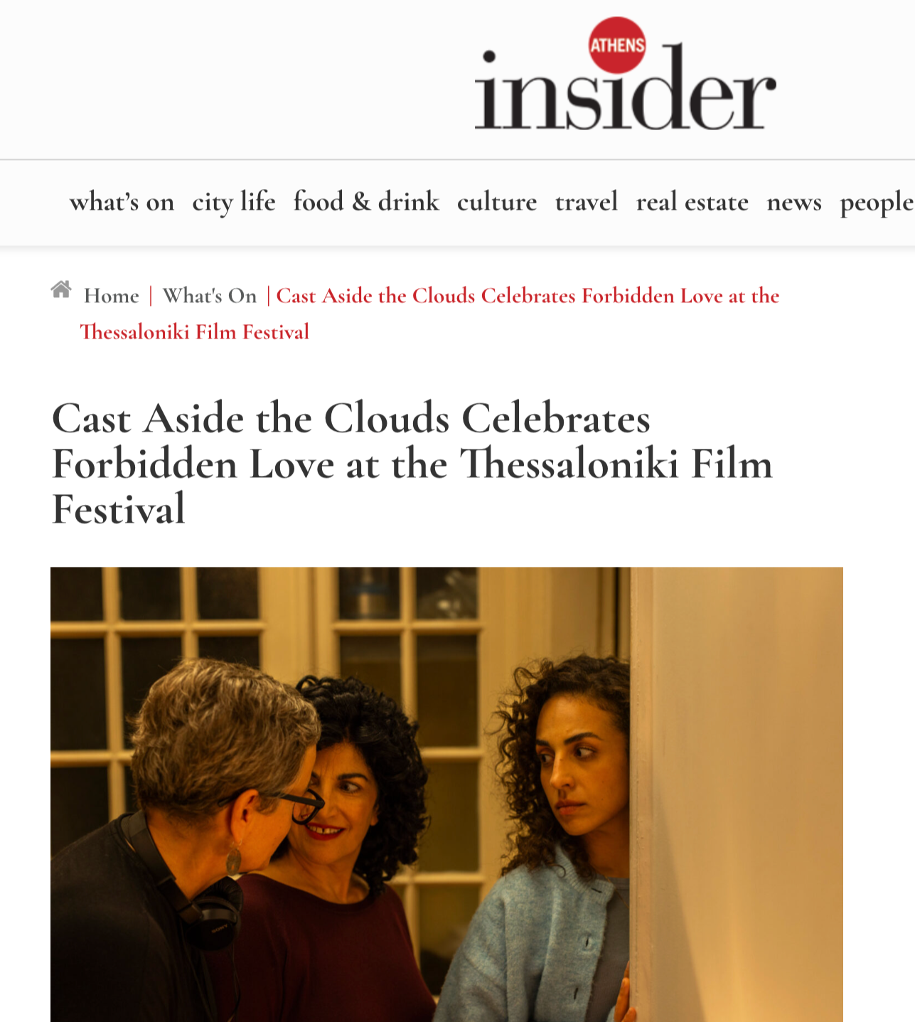 Cast Aside the Clouds Celebrates Forbidden-Love at the Thessaloniki Film Festival