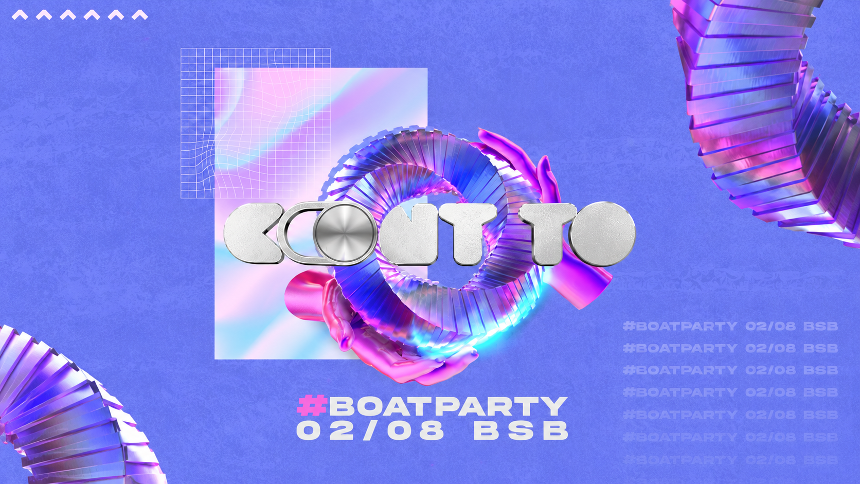 FESTA CONTATO: #BOATPARTY — Boat Edition (BSB)