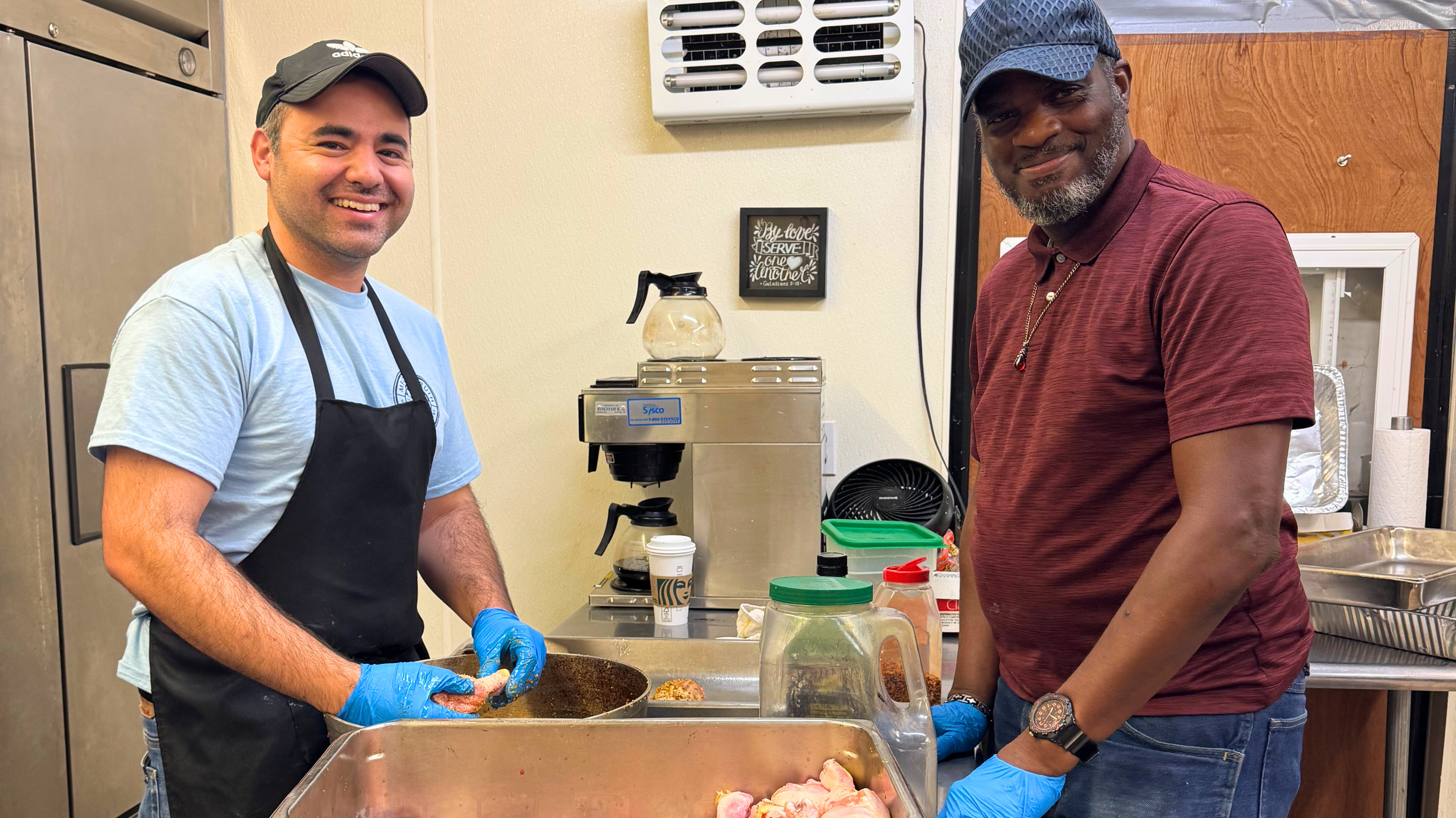 Mercy & Truth serving up food at outreach events across the Kansas City Metropolitan Area.