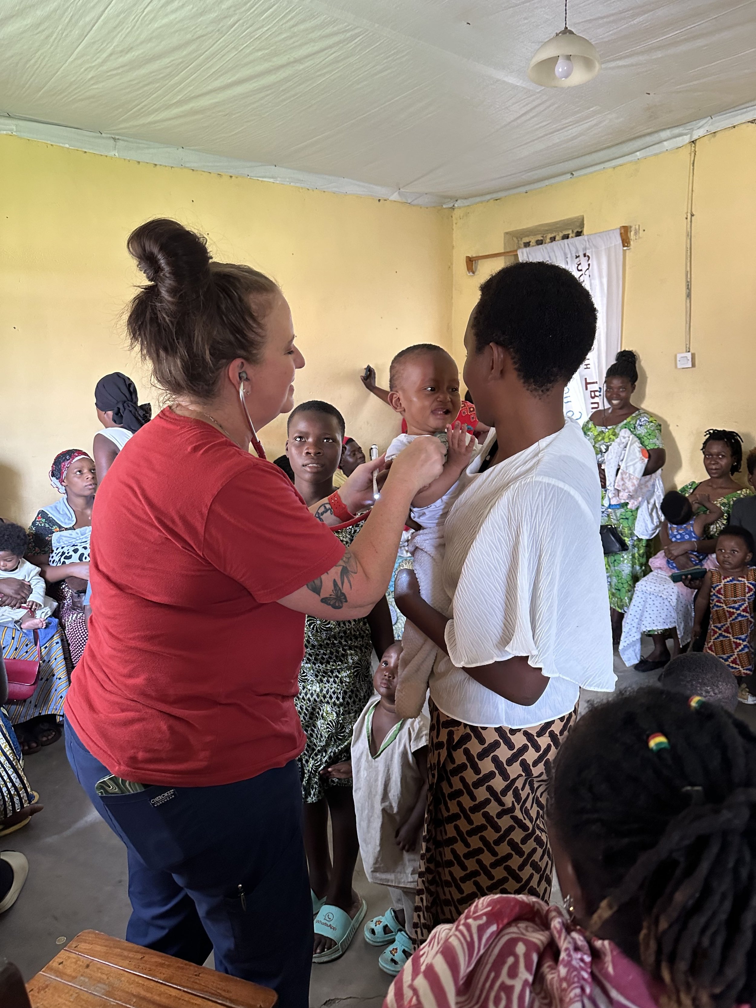 Volunteers and medical staff from Mercy & Truth Medical Missions providing Life-Changing Care and spiritual support during an international trip.