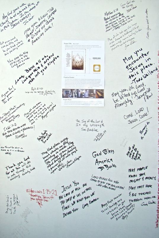 Quiet sanctuary prayer room at Mercy & Truth Kansas City KS for patients, staff, and visitors seeking spiritual peace.
