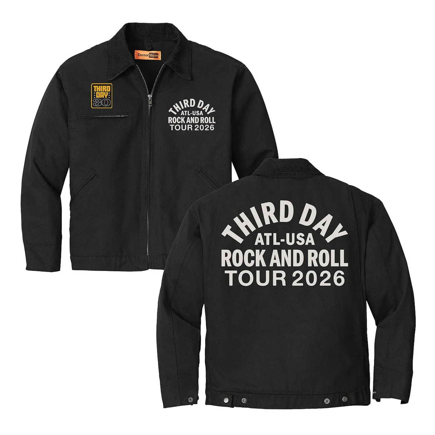 Third Day Rock &amp; Roll 2026 Tour Jacket