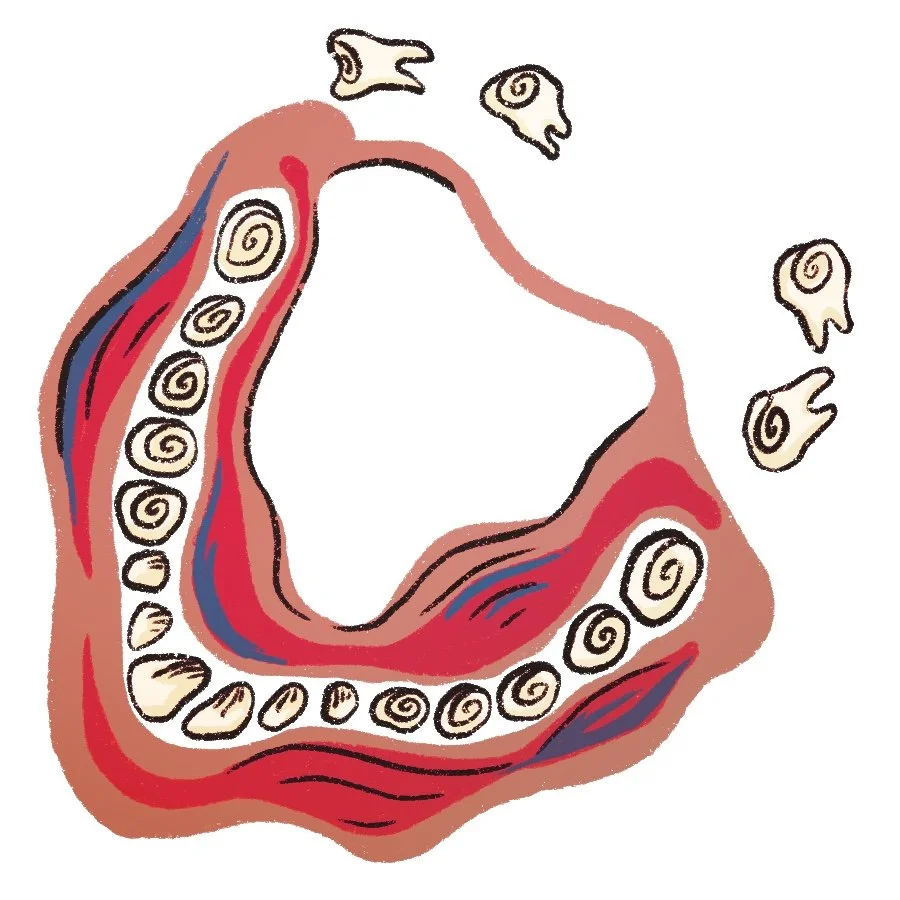 Human Body Editorial Spot - digital illustration