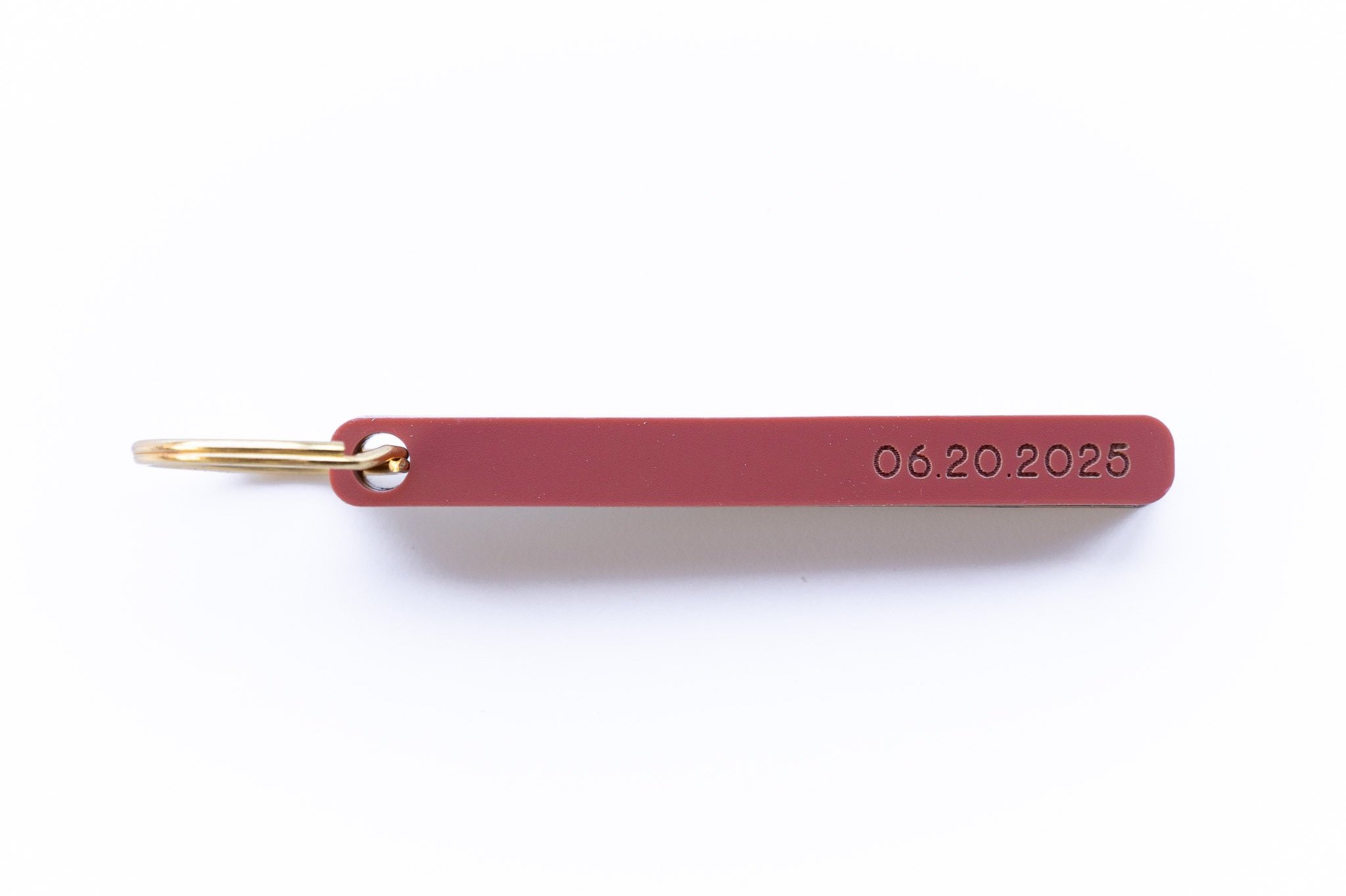 Custom Date Keychain - Acrylic- Lake Crescent WA Coodinates