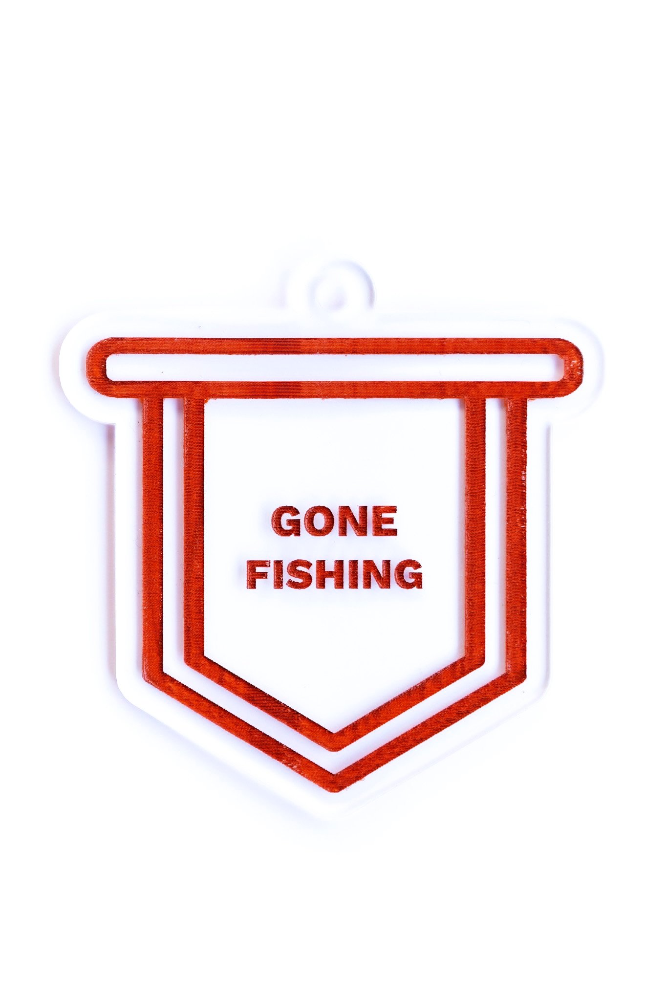 Mini Sign - Gone Fishing - For Cabins, Homes, & Base Camps (Copy)