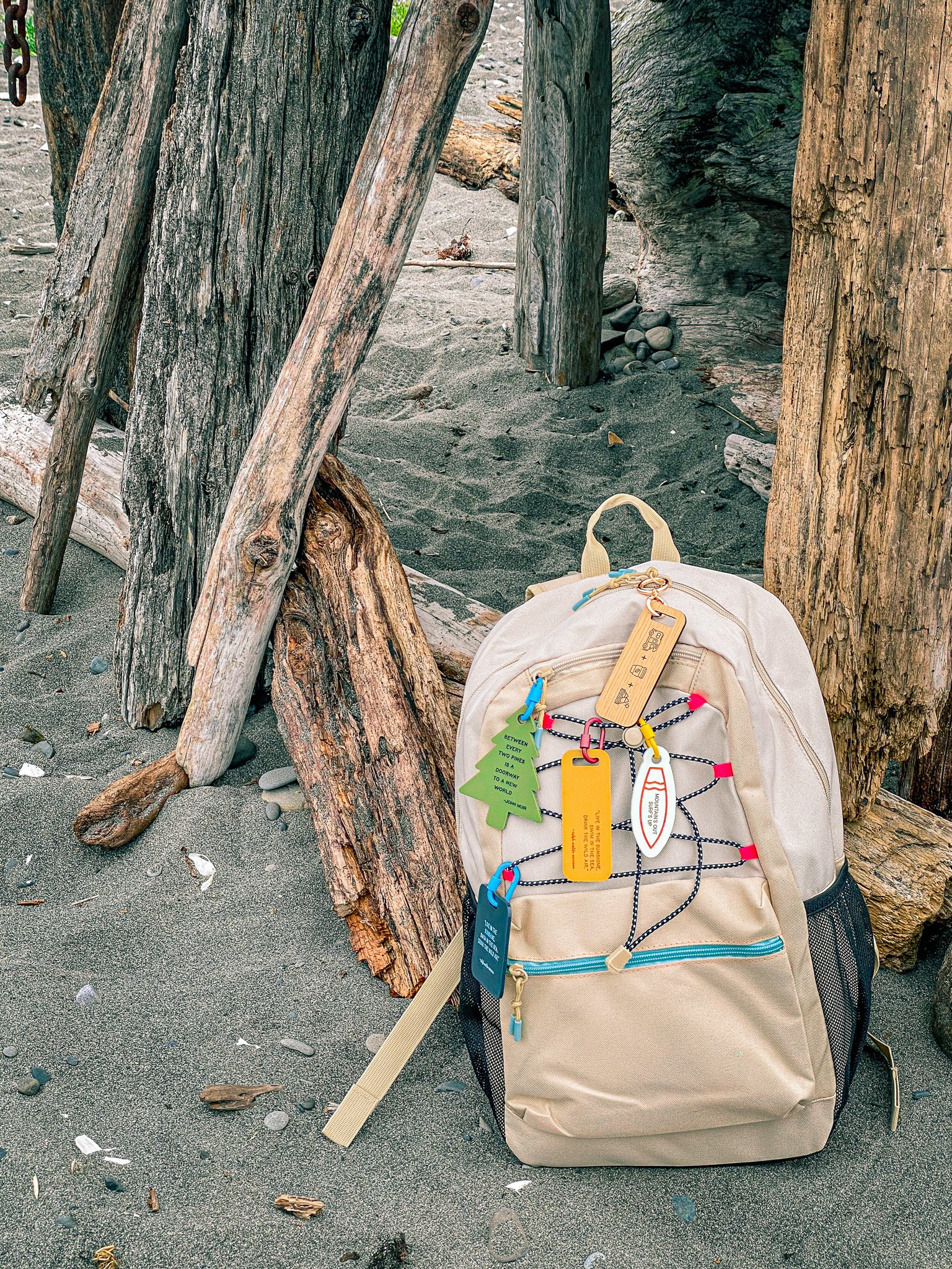 Pack Charms for the Beach and Trail made in Sequim WA