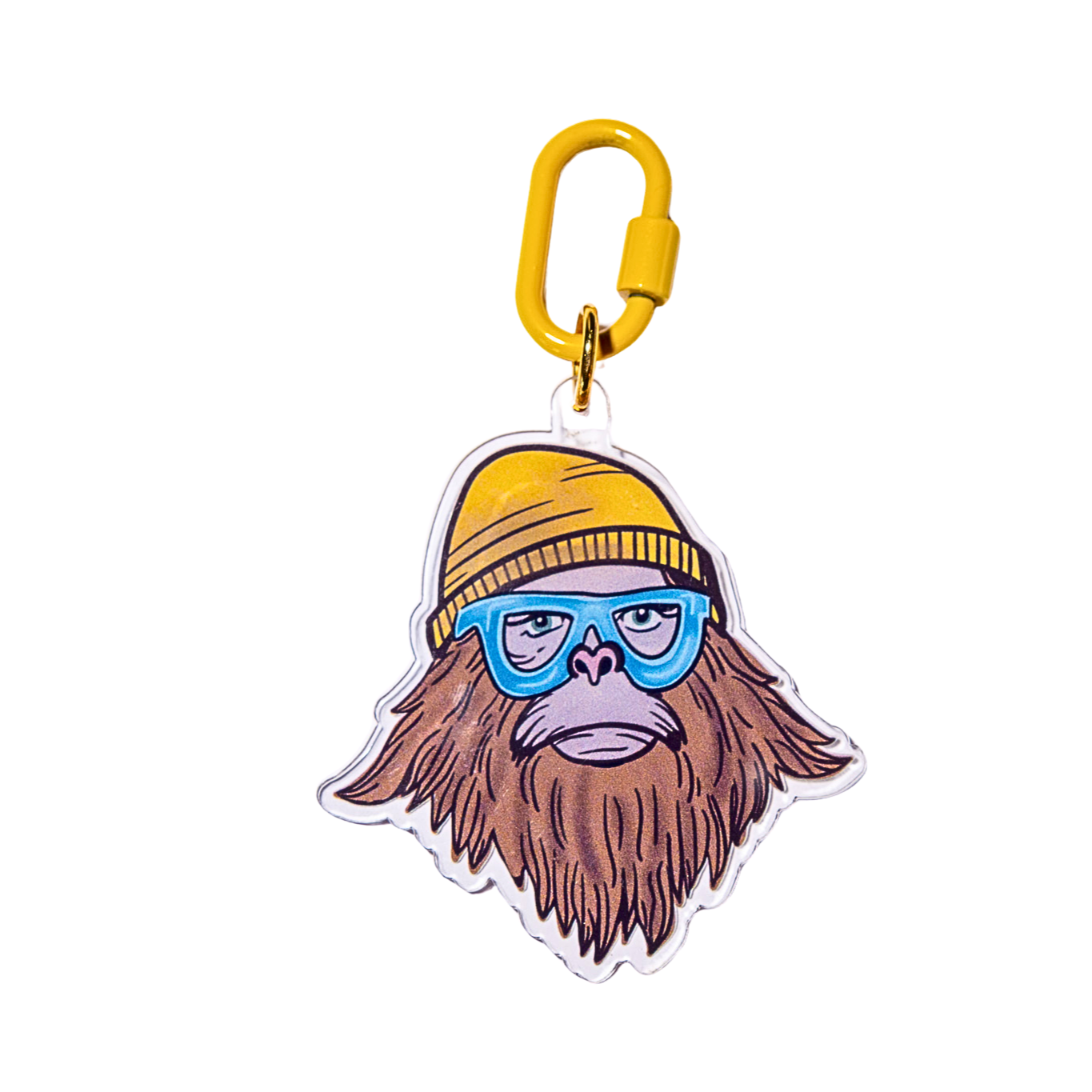 hipster-bigfoot-keychain-carabiner