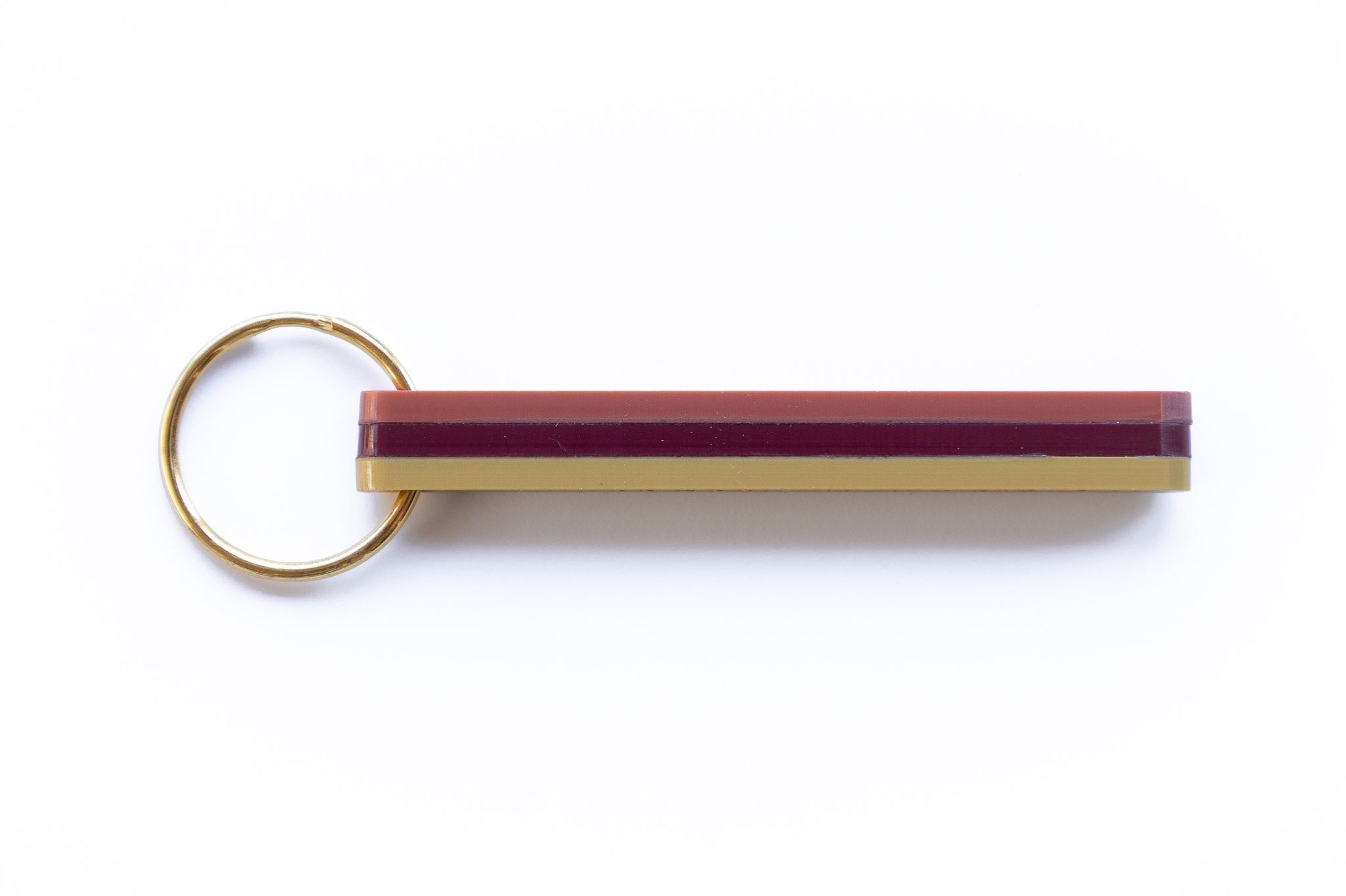 Rainbow / Multicolor Acrylic Keychain - Customizable (Copy)