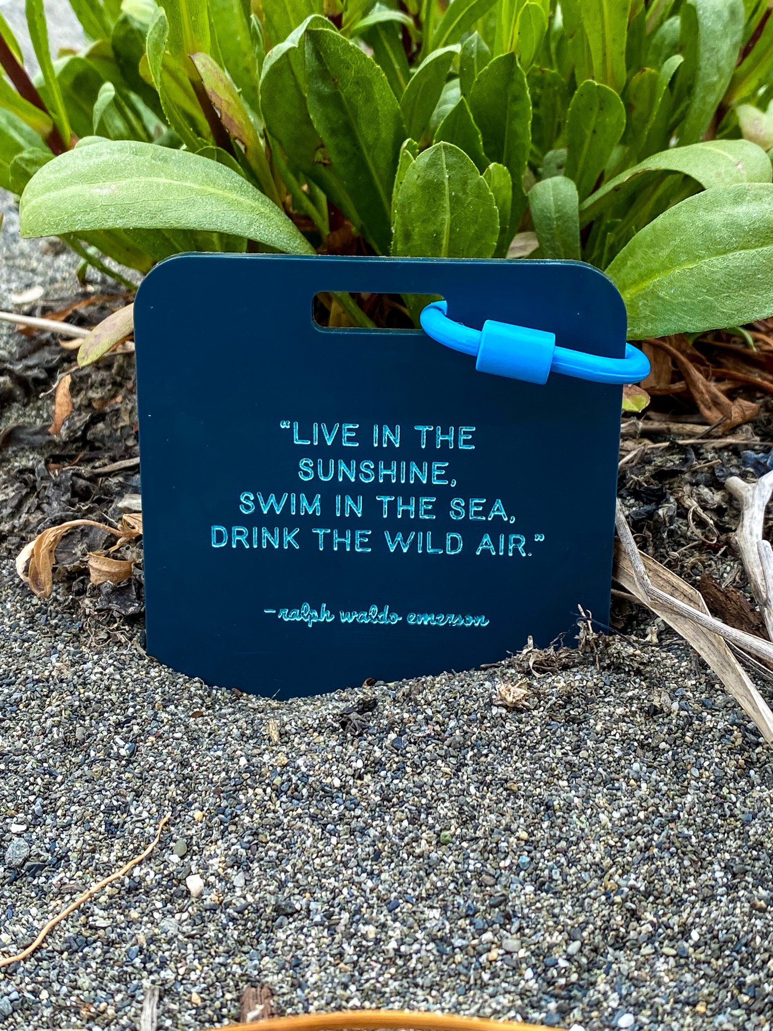 Ralph Waldo Emerson gift Charm - Bag Charm - Backpack Gear