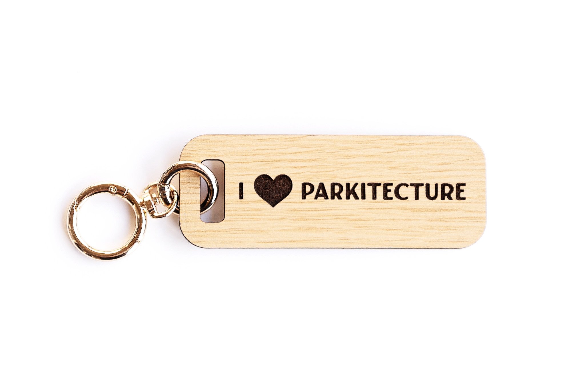 I Love Parkitecture Keychain - For the National Parks & Architecture Lover