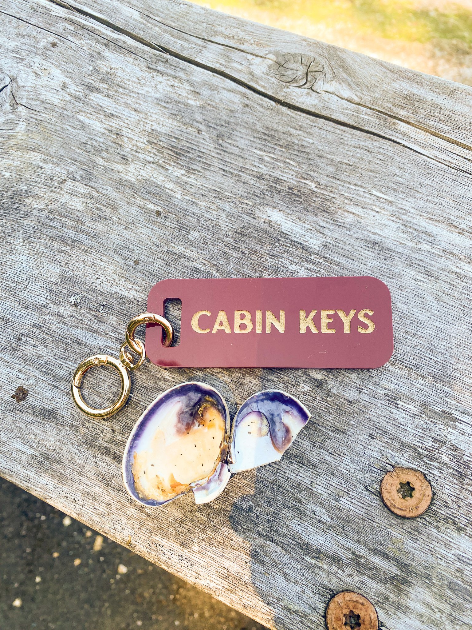 Custom Cabin Keychain - Laser Engraved Acrylic