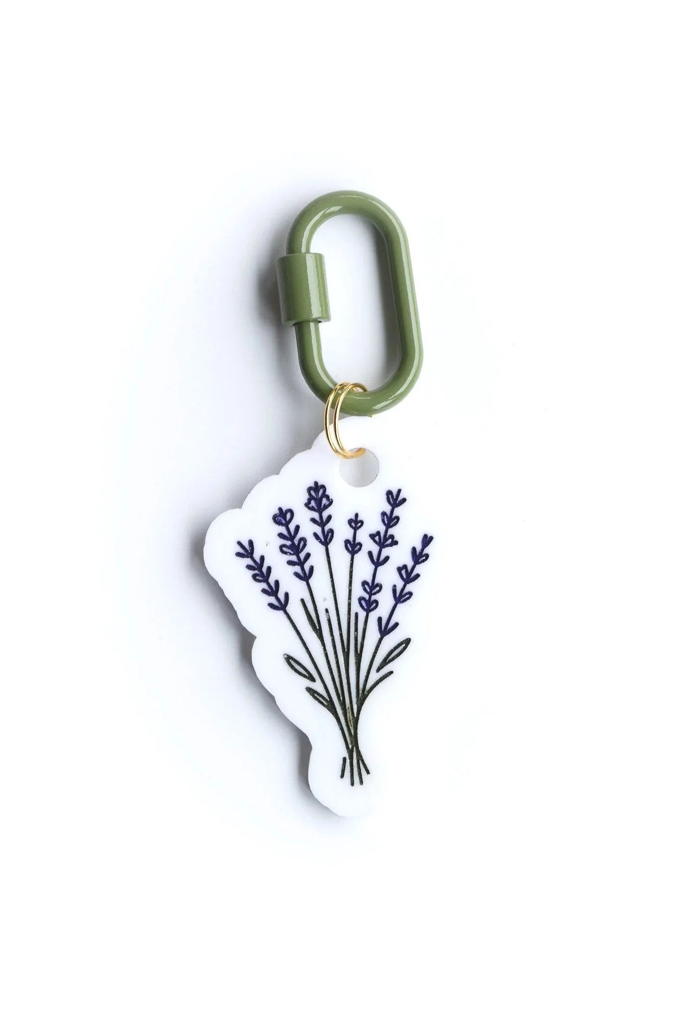 Lavender Fields Sequim WA Keychain