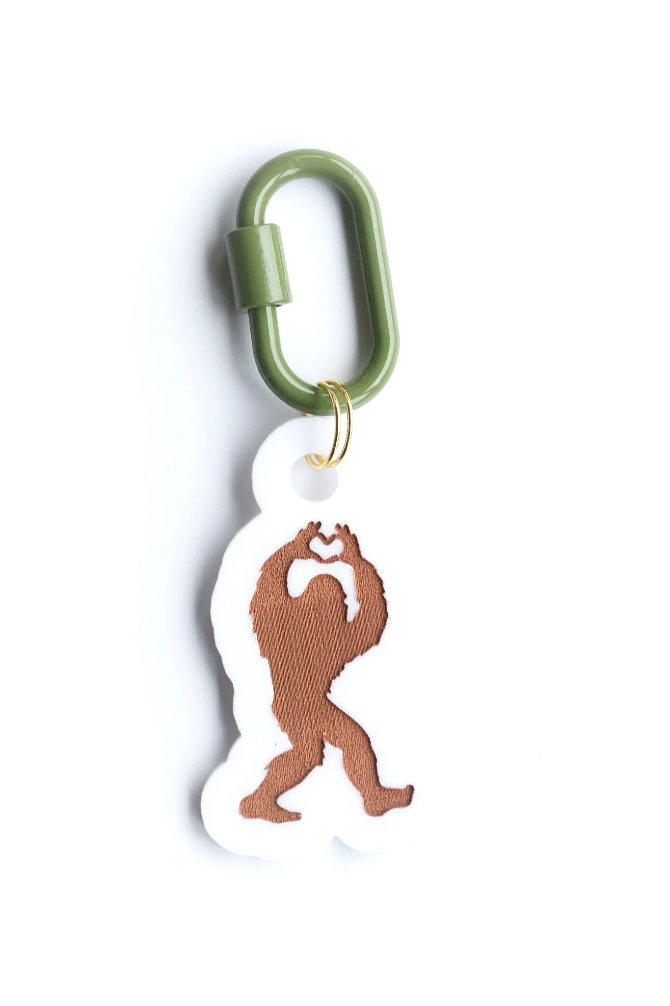 Bigfoot Love Keychain