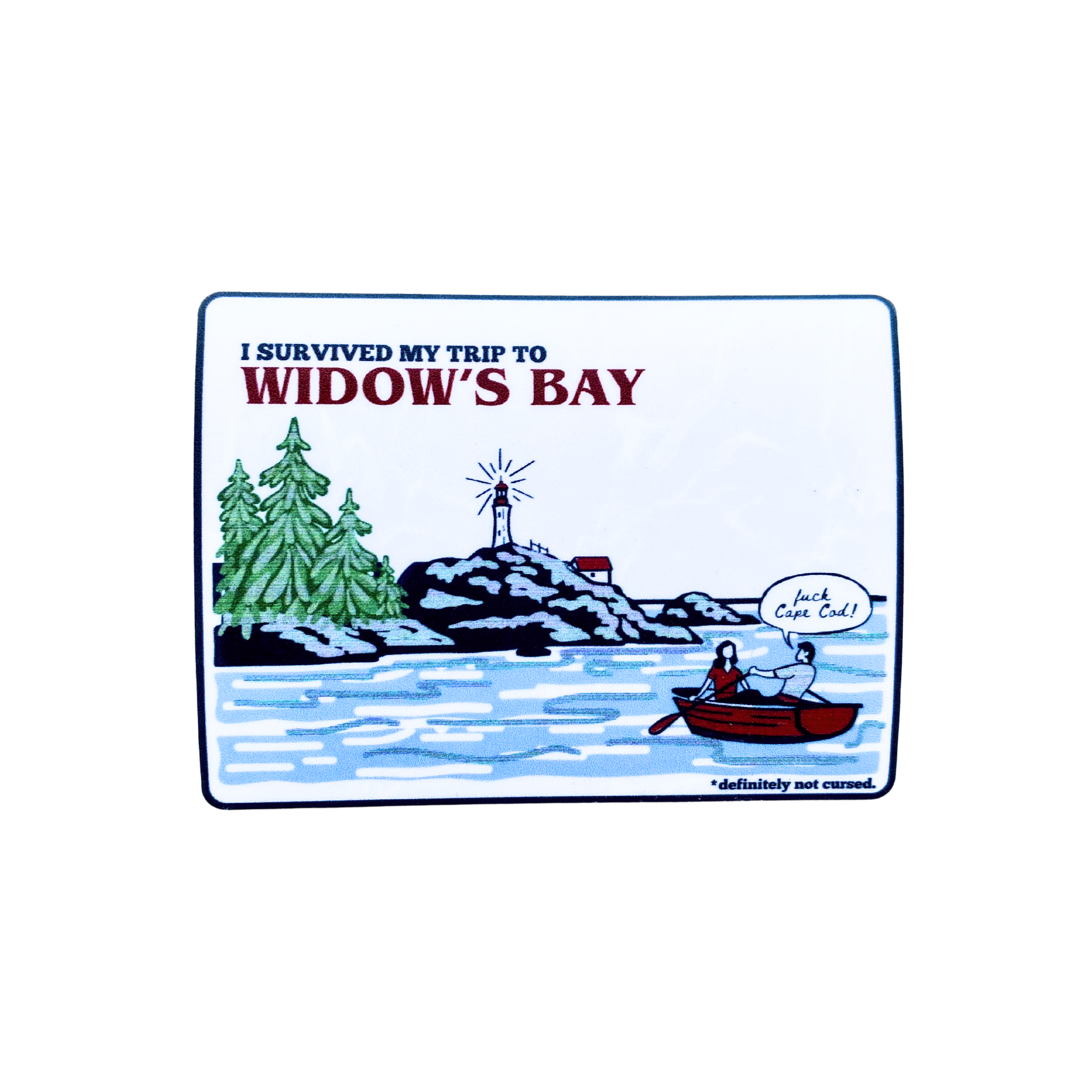 I survived Widow's Bay Sticker