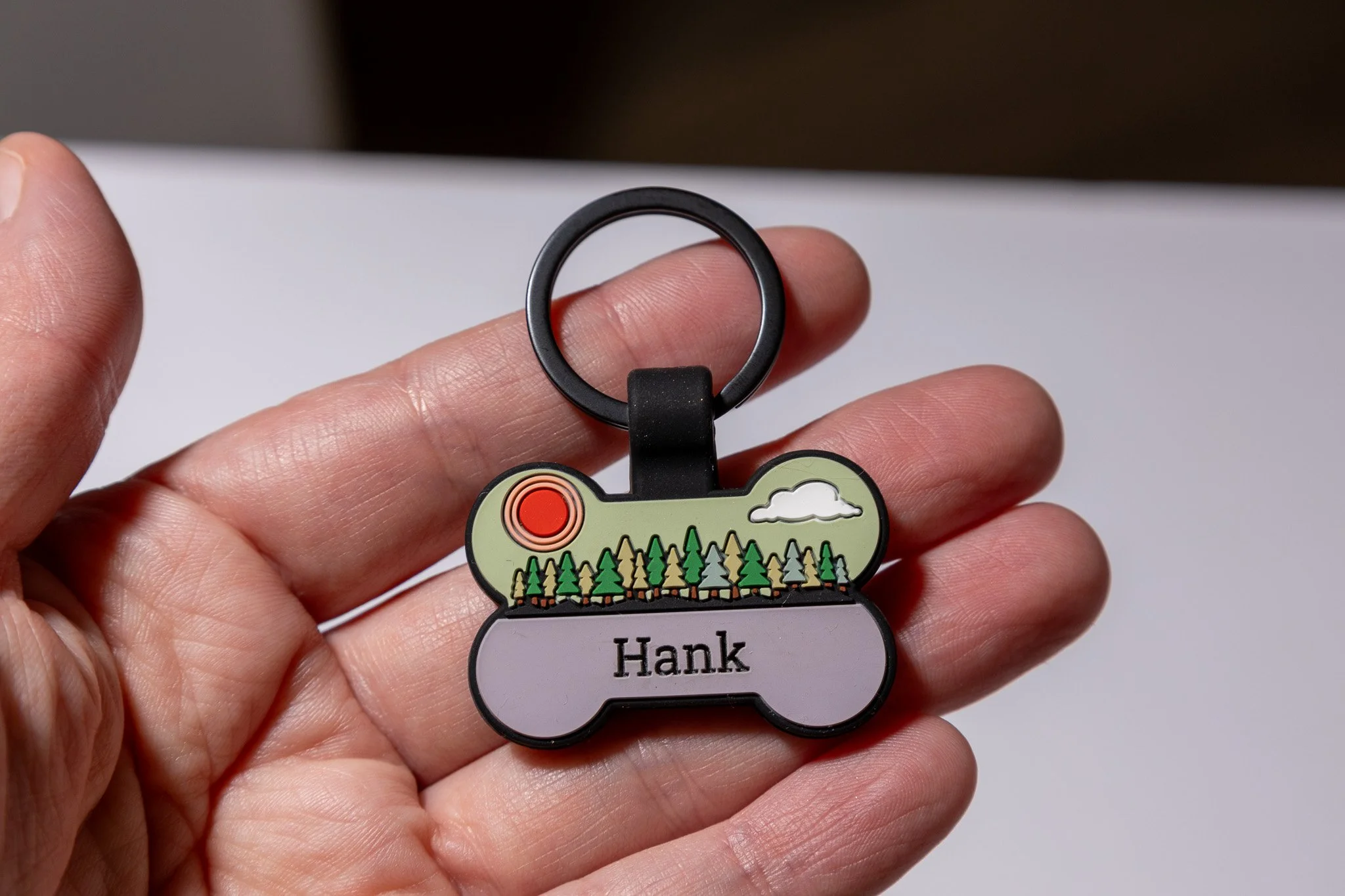 Custom Silicone Dog Tag- PNW Design 1 - Hand