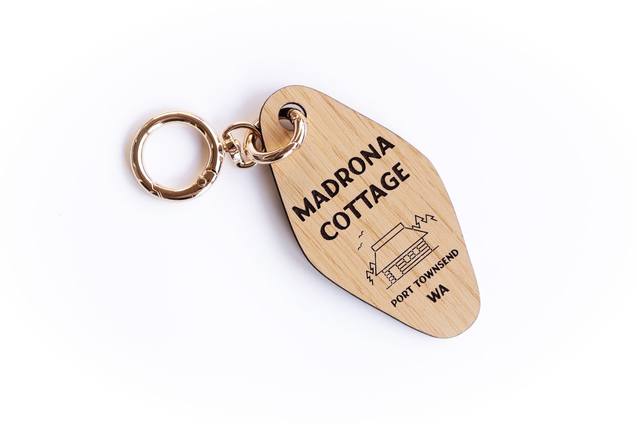 Custom Cottage Keychain - Engraved with your Cabin, Cottage, Camper, or Home (Copy)