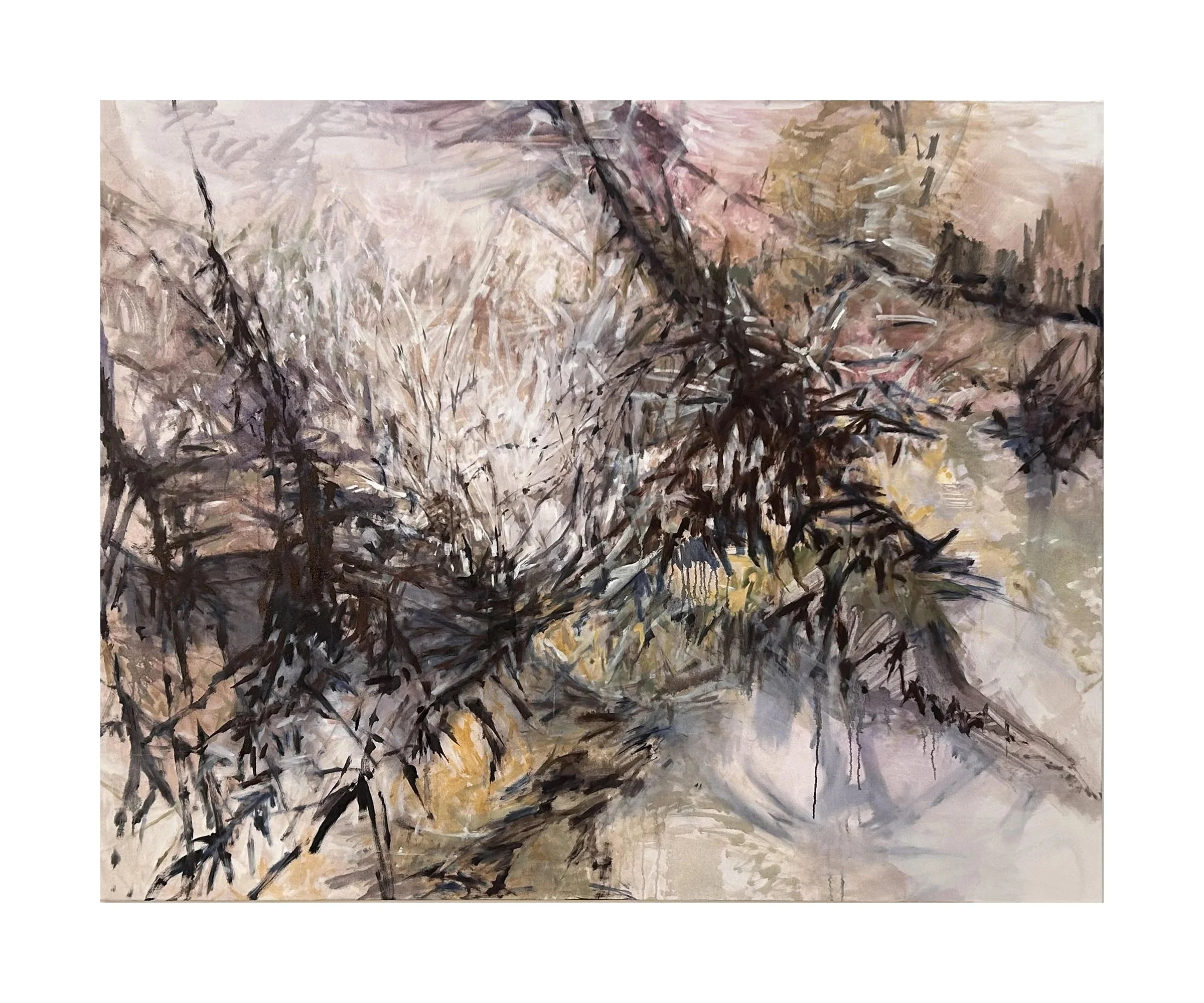 SOLD 
 Wild Kind , 2026 
Oil on canvas 
 48 x 60 x 1.5 inches