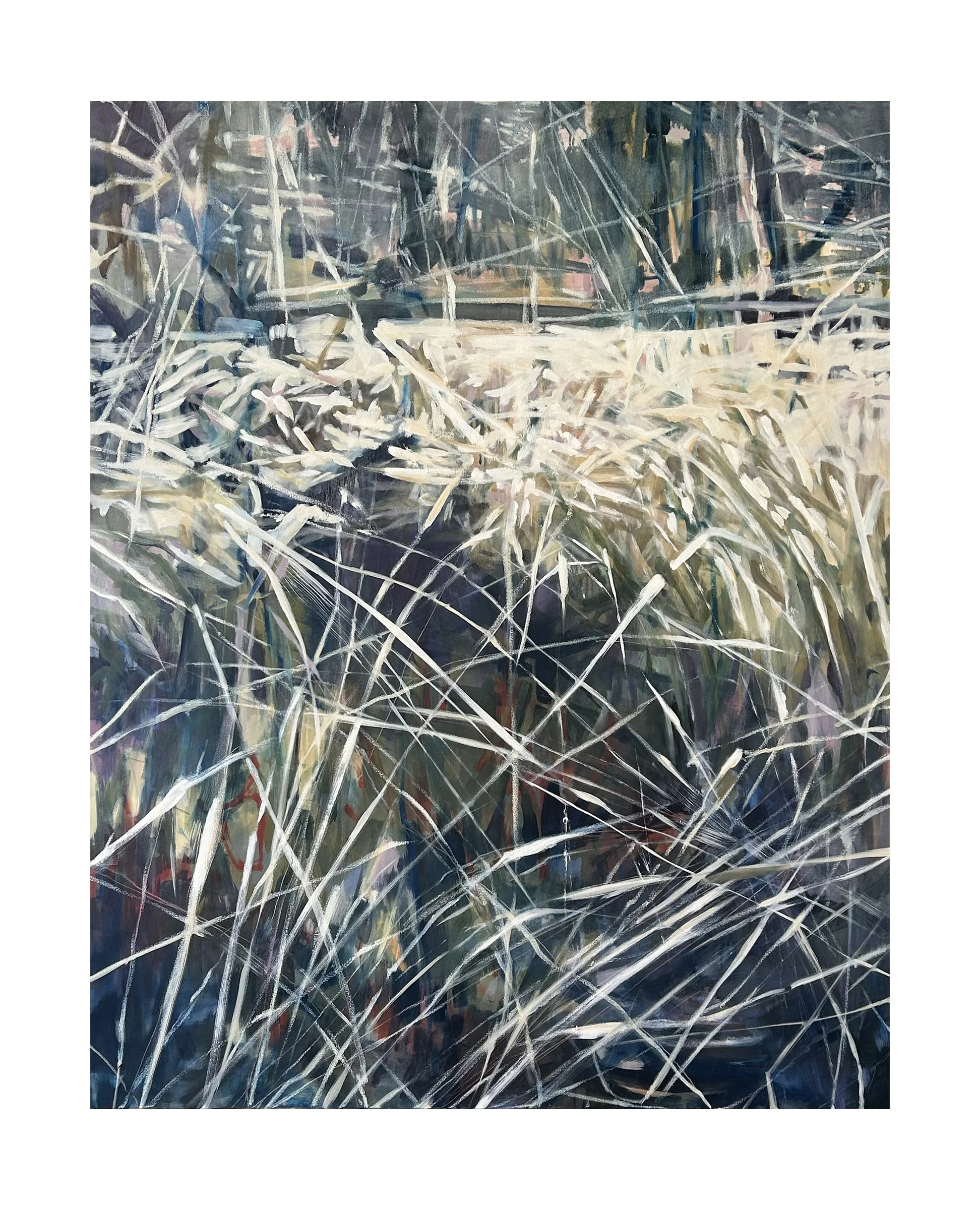  Through the Tangle , 2026 
Oil and mixed media on canvas 
60 x 48 x 1.5 inches