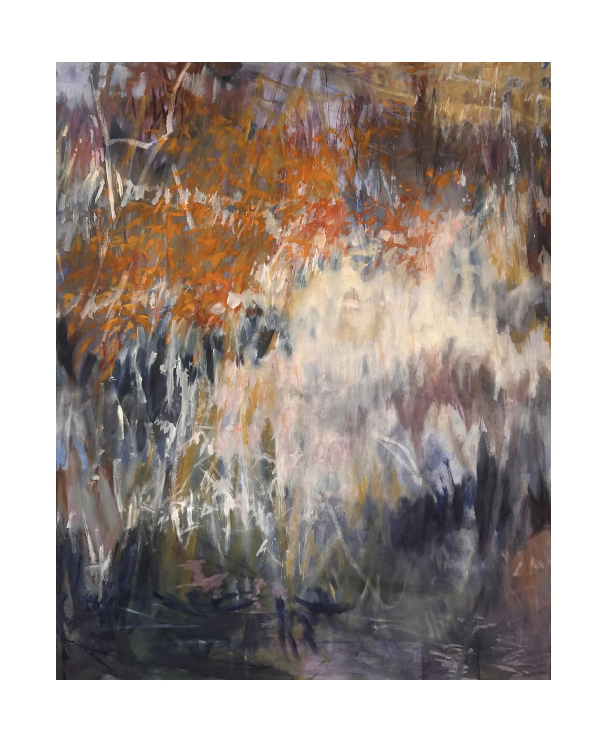  Ships that Pass in the Night , 2026 
Oil and mixed media on canvas 
60 x 48 x 1.5 inches