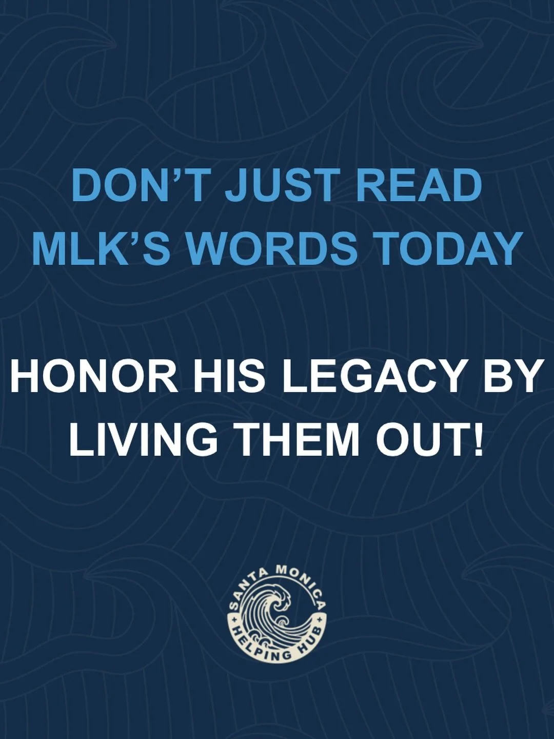 Let&rsquo;s honor MLK&rsquo;s legacy , there&rsquo;s so much we can do for our community.
There are neighbors still hurting. Families stretched thin. Seniors who are vulnerable. Young people worried about our coastline and ocean.
We believe in a Sant