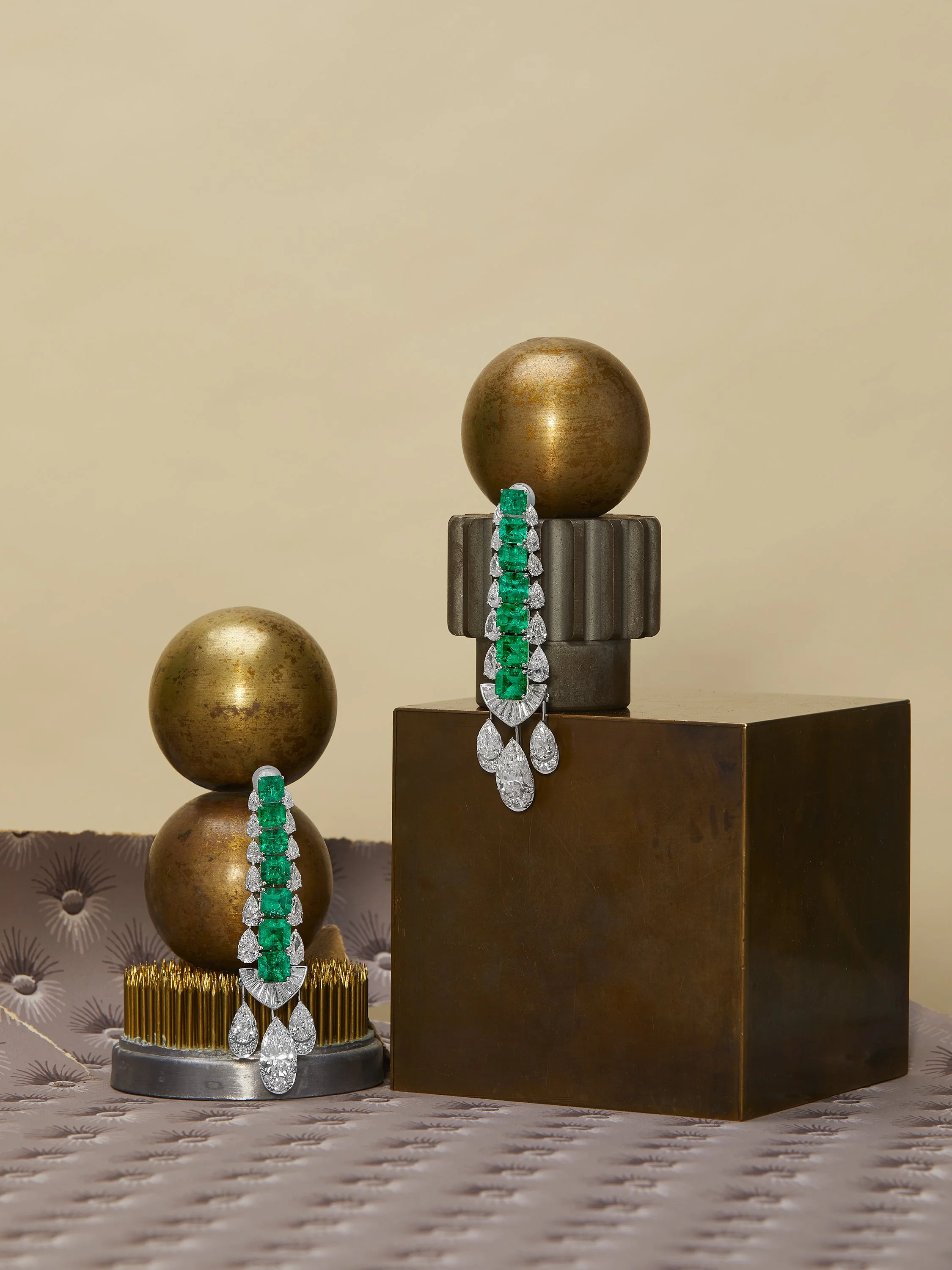 The Thing: Graff’s Audacious Emerald and Diamond Drop Earrings