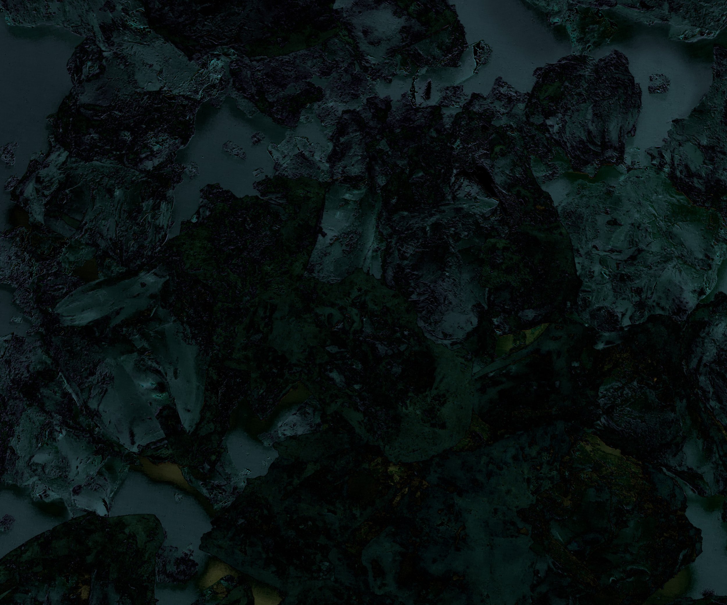 Detail of large-scale still life photograph of petroleum-based substance, exploring photography as a petrotechnology and its material ties to fossil fuels.