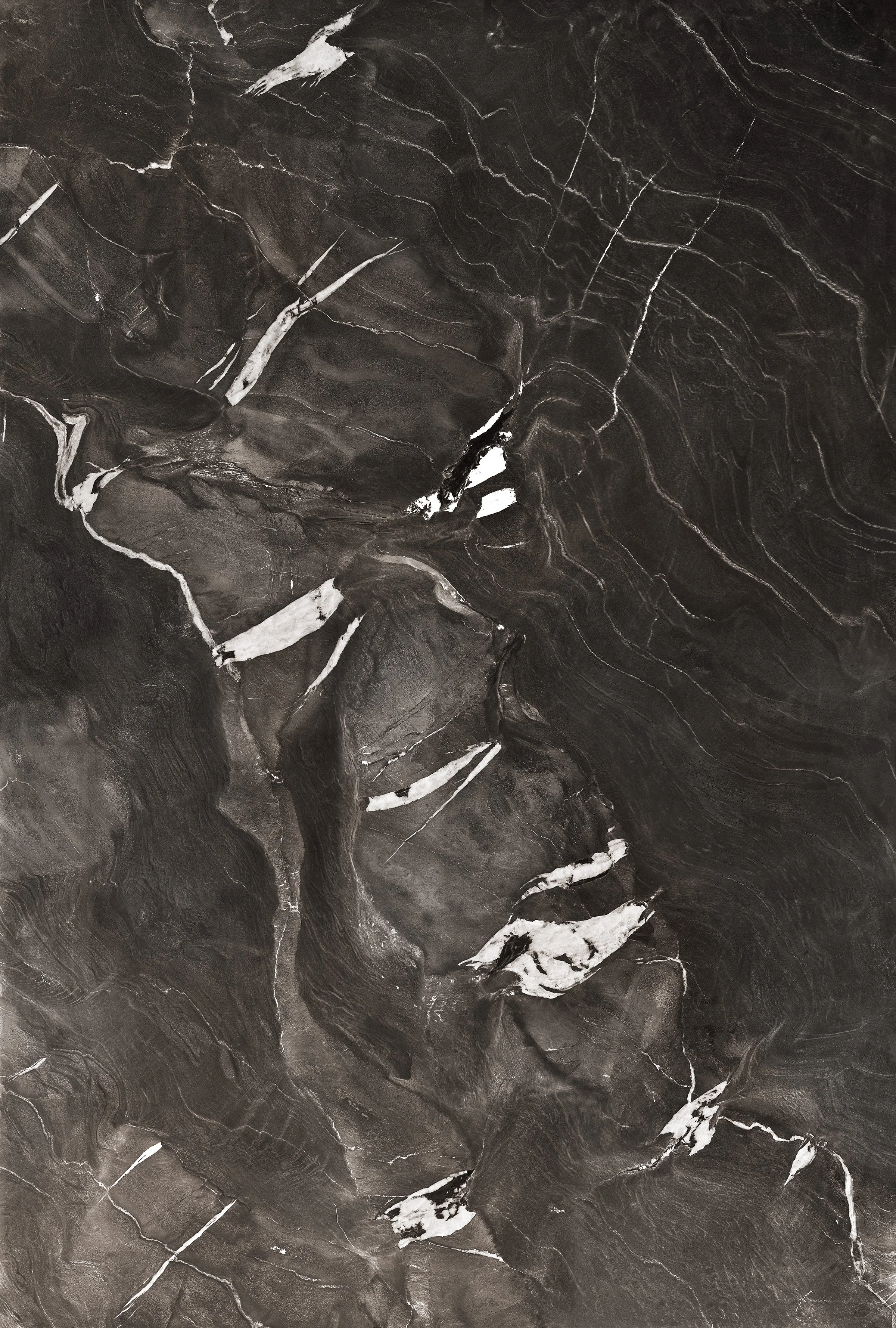 Large-scale photograph of semi-precious stone slab, constructed from 40-60 high res images, reflecting geological time, labour, energy, and the histories embedded in ancient formations.