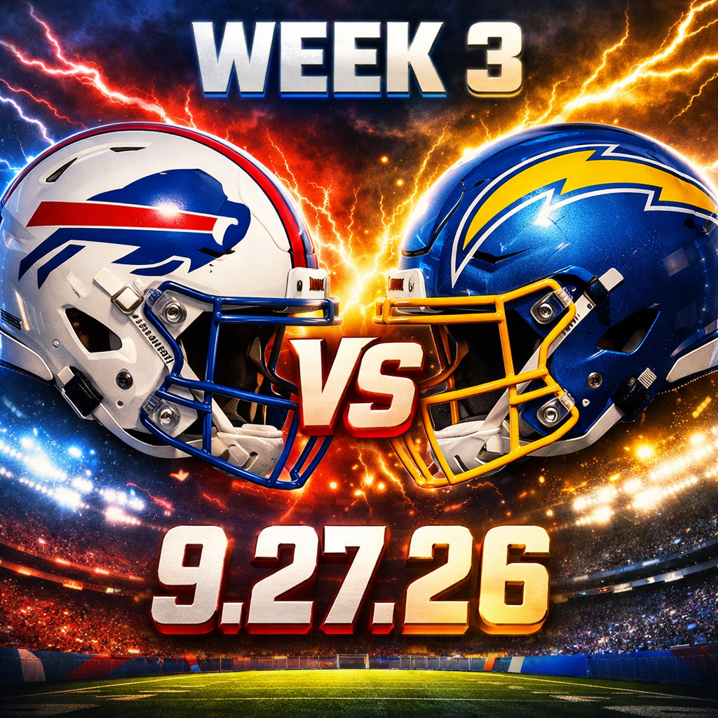 Week 3 vs the Los Angeles Chargers