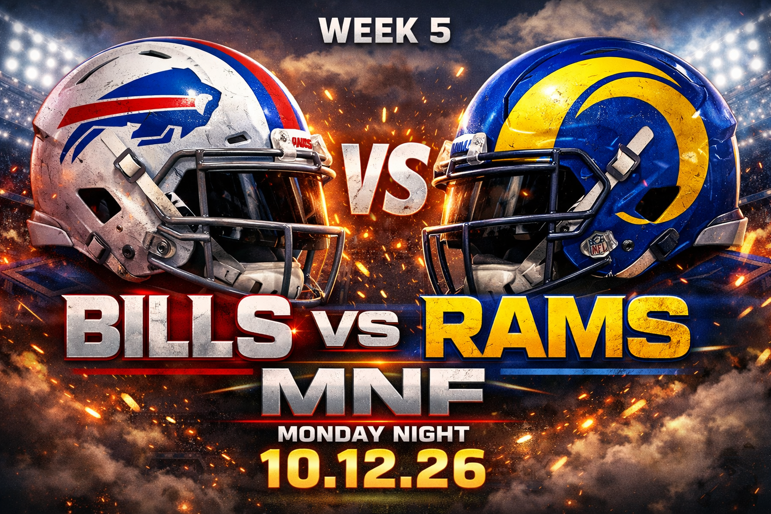 Week 5 MNF @ the Los Angeles Rams