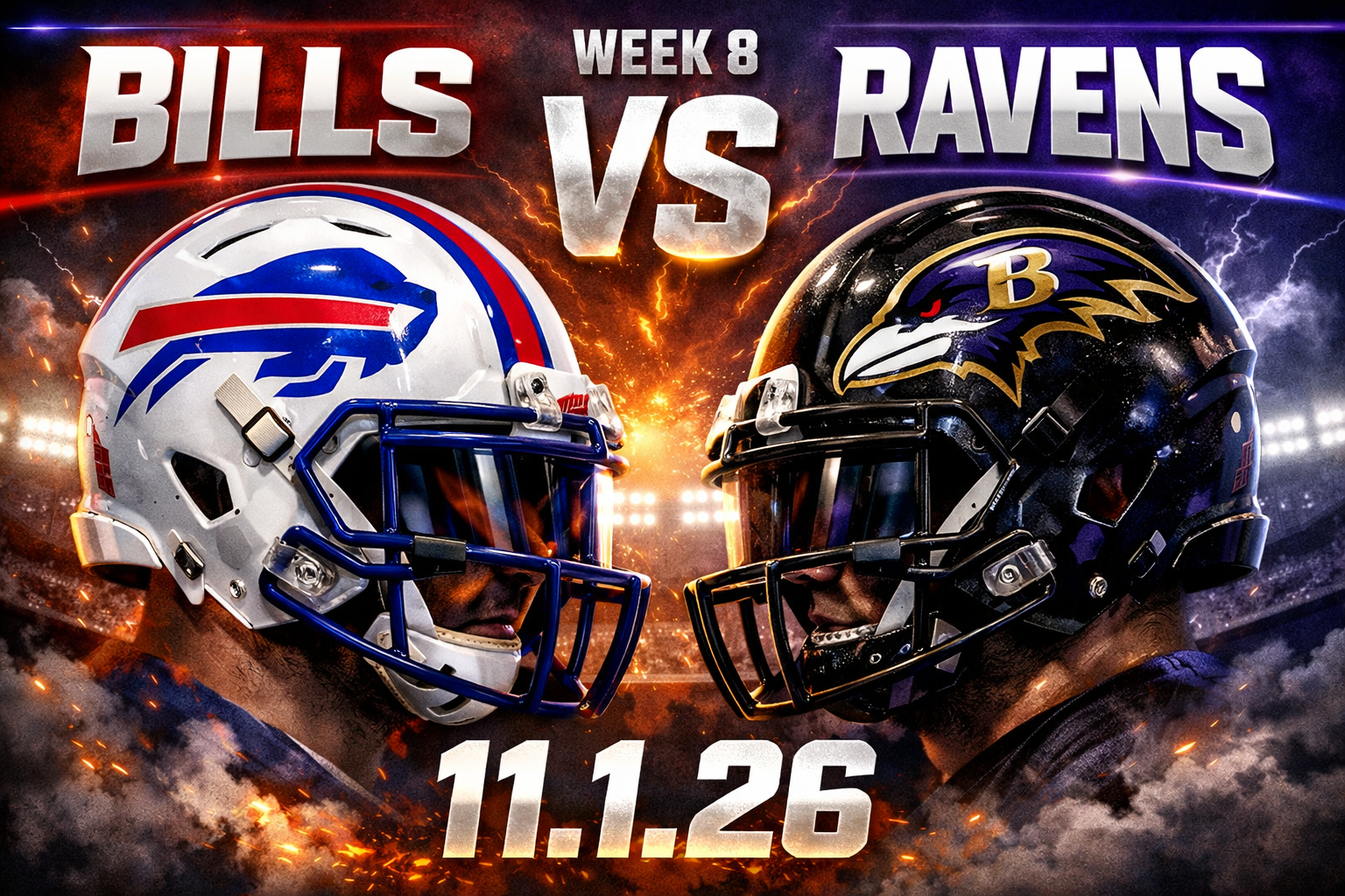 Week 8 vs the Baltimore Ravens