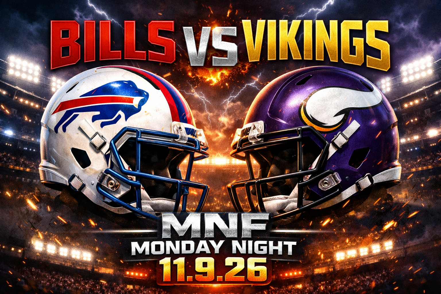 Week 9 (MNF) vs the Minnesota Vikings