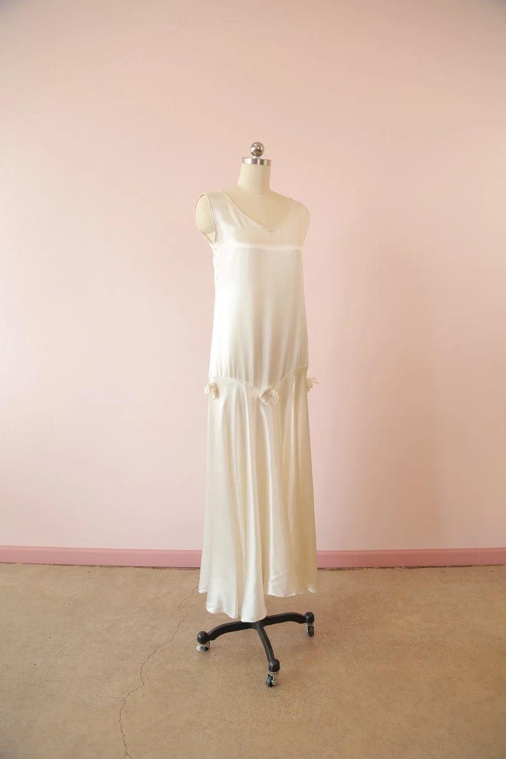 1920s satin wedding gown  How Sweet It Was Vintage