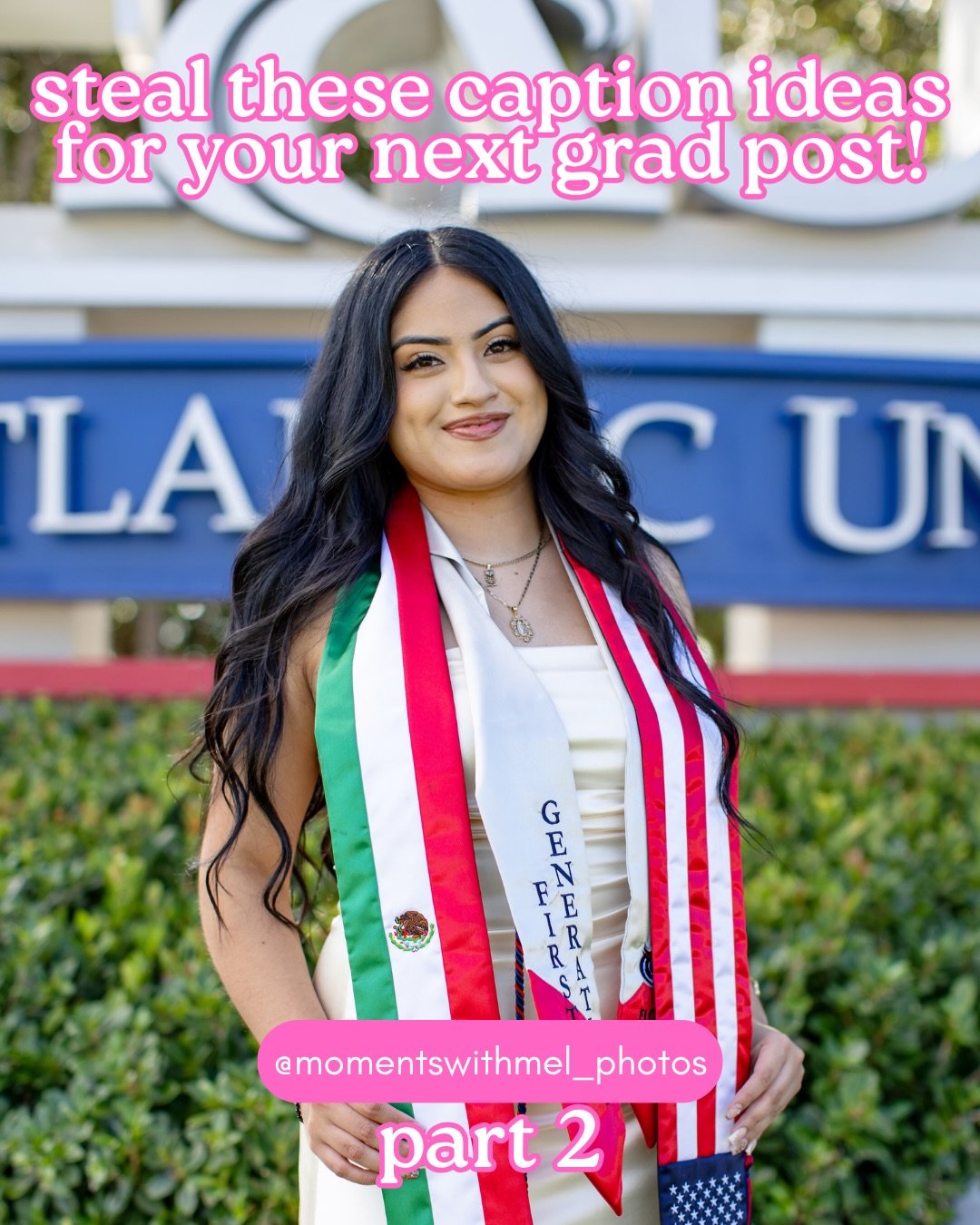 PART 2! ➡️SWIPE for more graduation caption inspo!

You all loved my first one so I had to do another one for your grad posts. I can&rsquo;t tell which one is my favorite 😂 which one are you picking?? @floridaatlantic 

#faugraduation #graduationcap