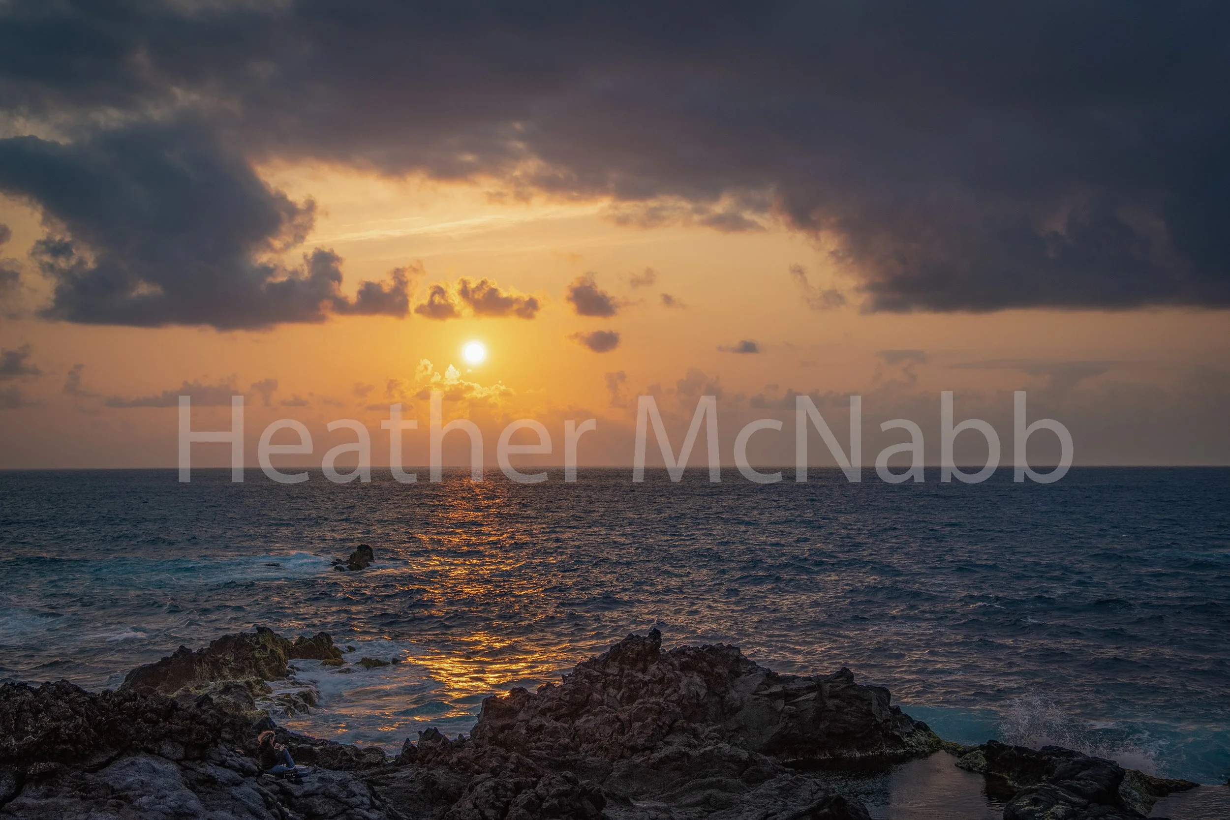 Sunset Sao Miguel Island Azores