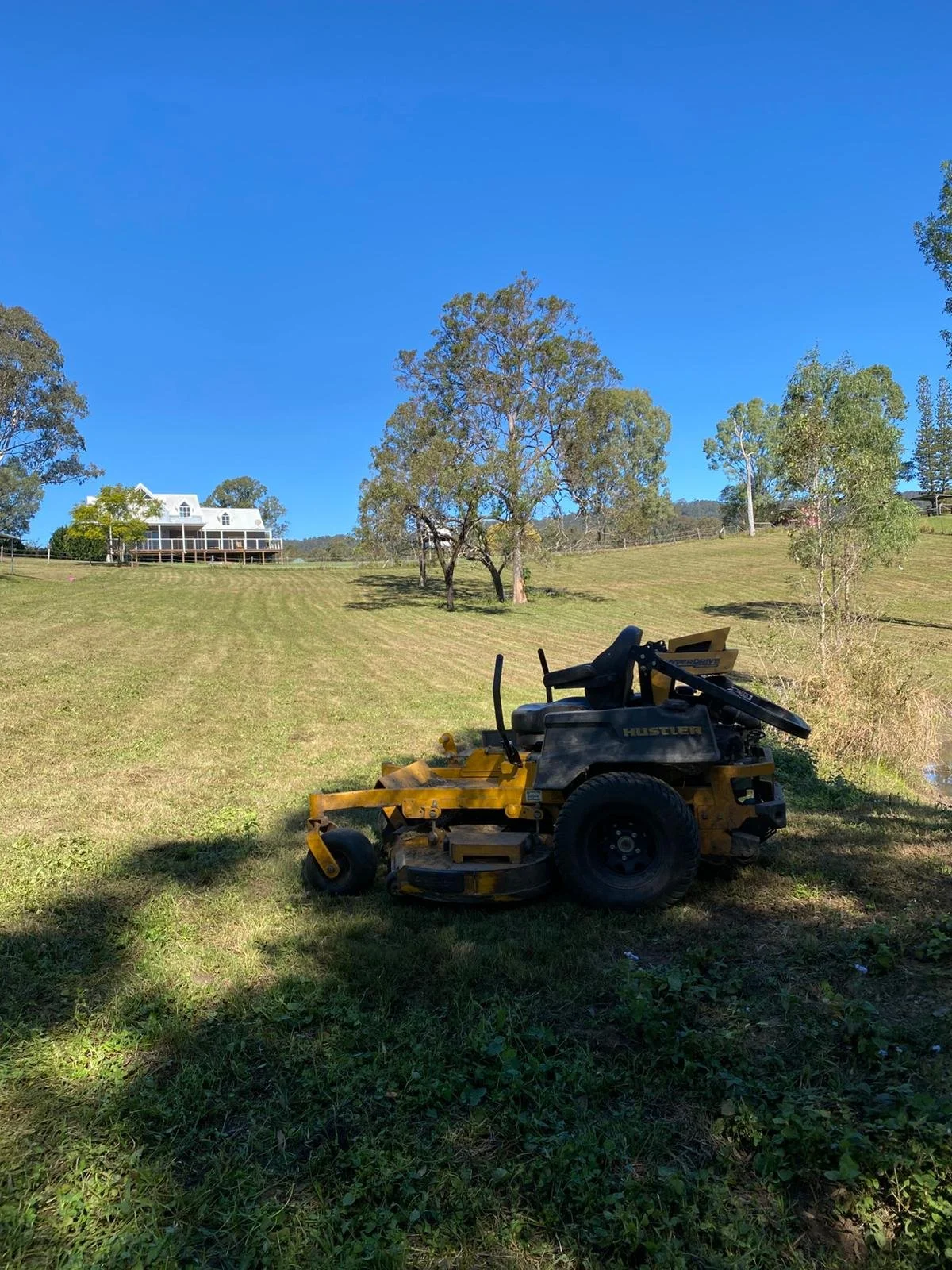 Acreage mowing service in Samford Valley by Green Terrain Solutions