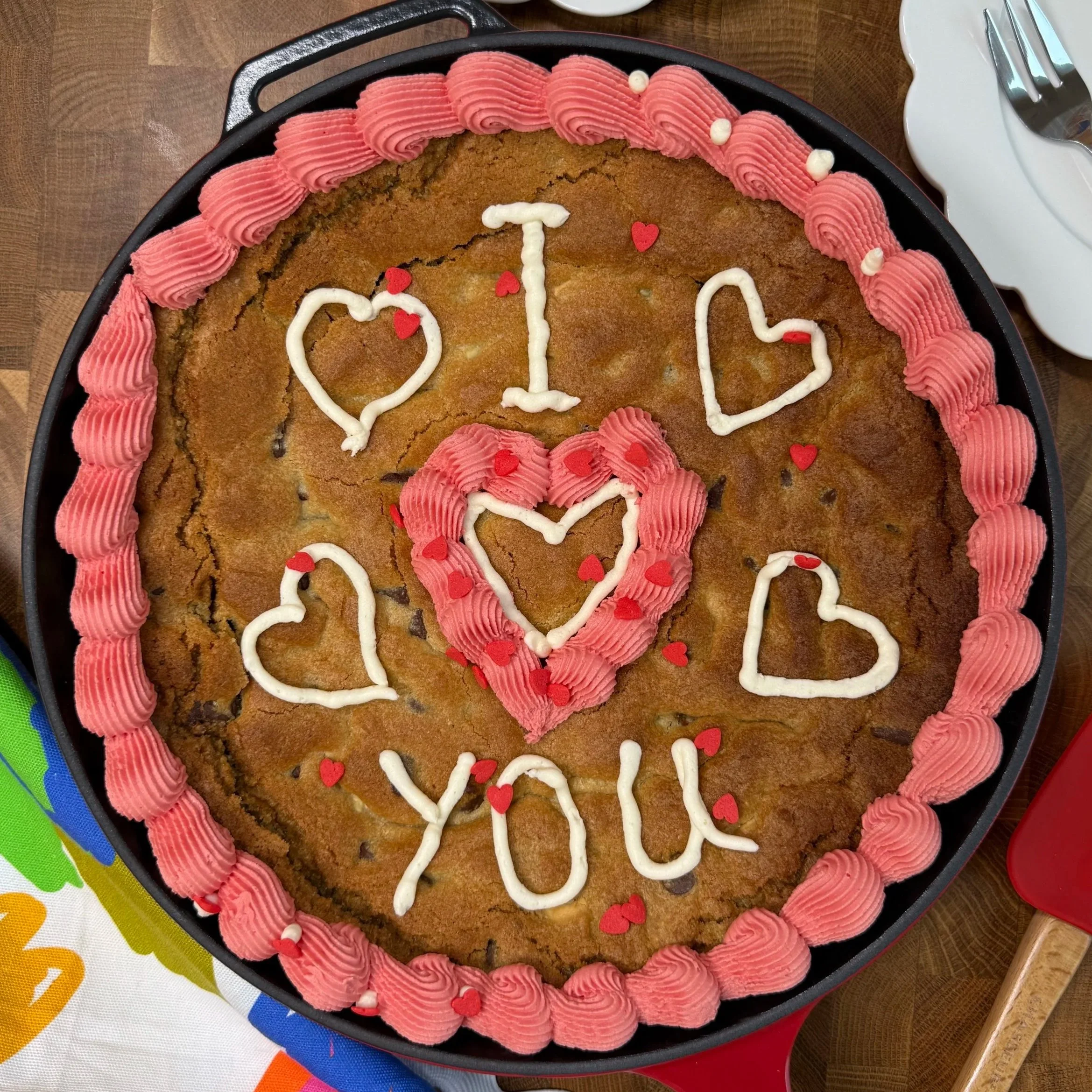 Valentine’s Skillet Cookie