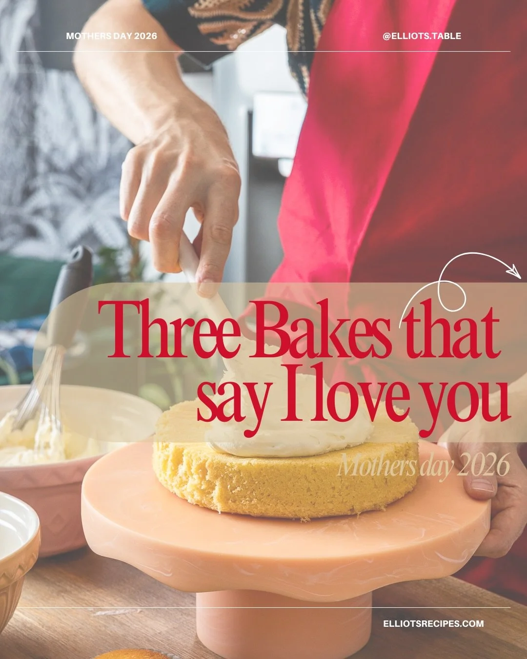 Say I Love You with a bake. ❤️

Mother&rsquo;s Day looks different for everyone. For some it&rsquo;s loud and celebratory, for others it&rsquo;s quiet, reflective, and a little bittersweet. However this Sunday finds you, there&rsquo;s always a bake t