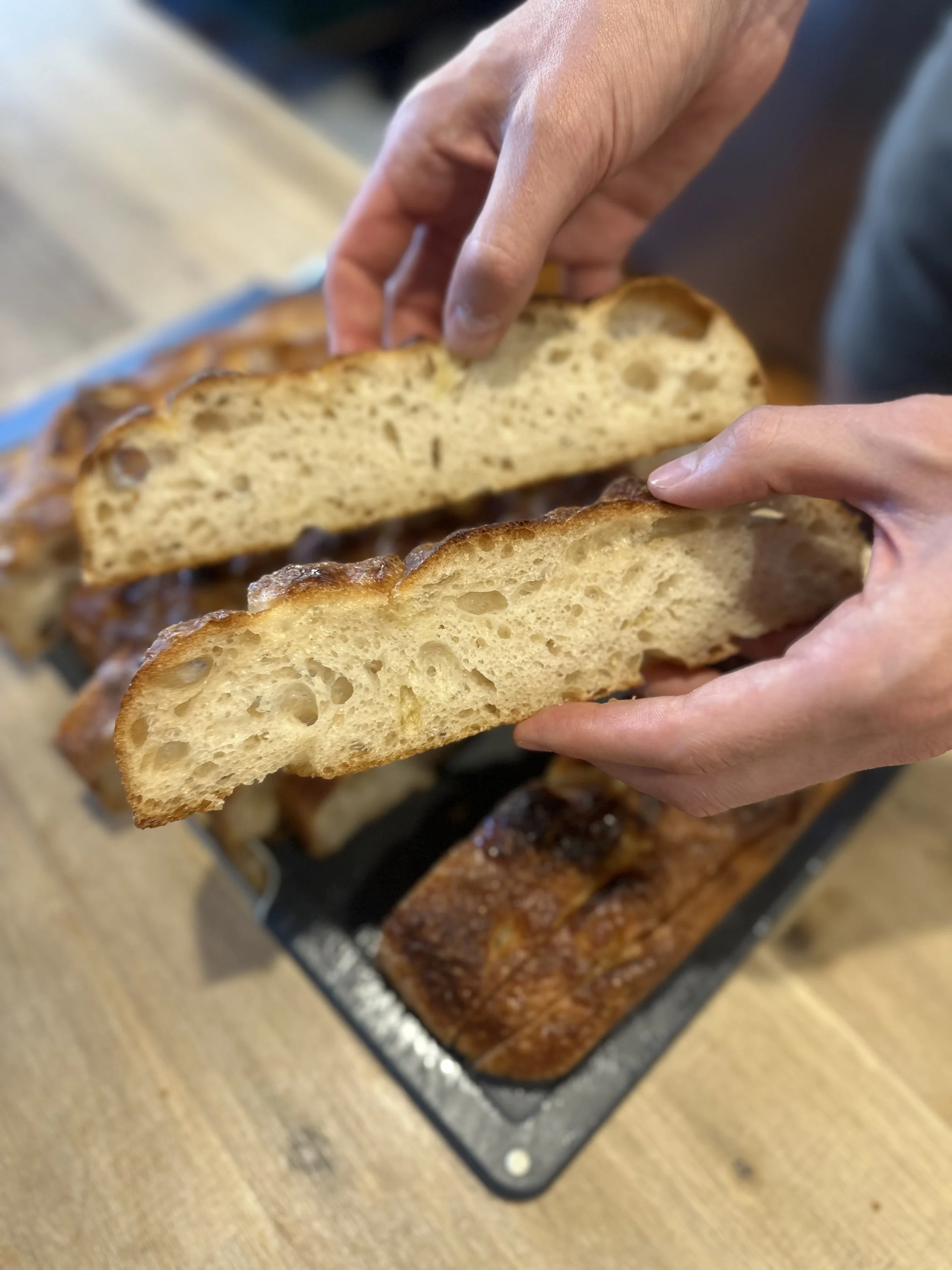 Lazy Sourdough Focaccia