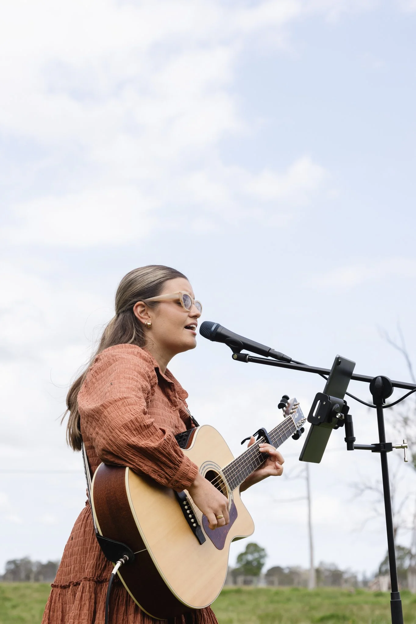 Britt Playing Guitar