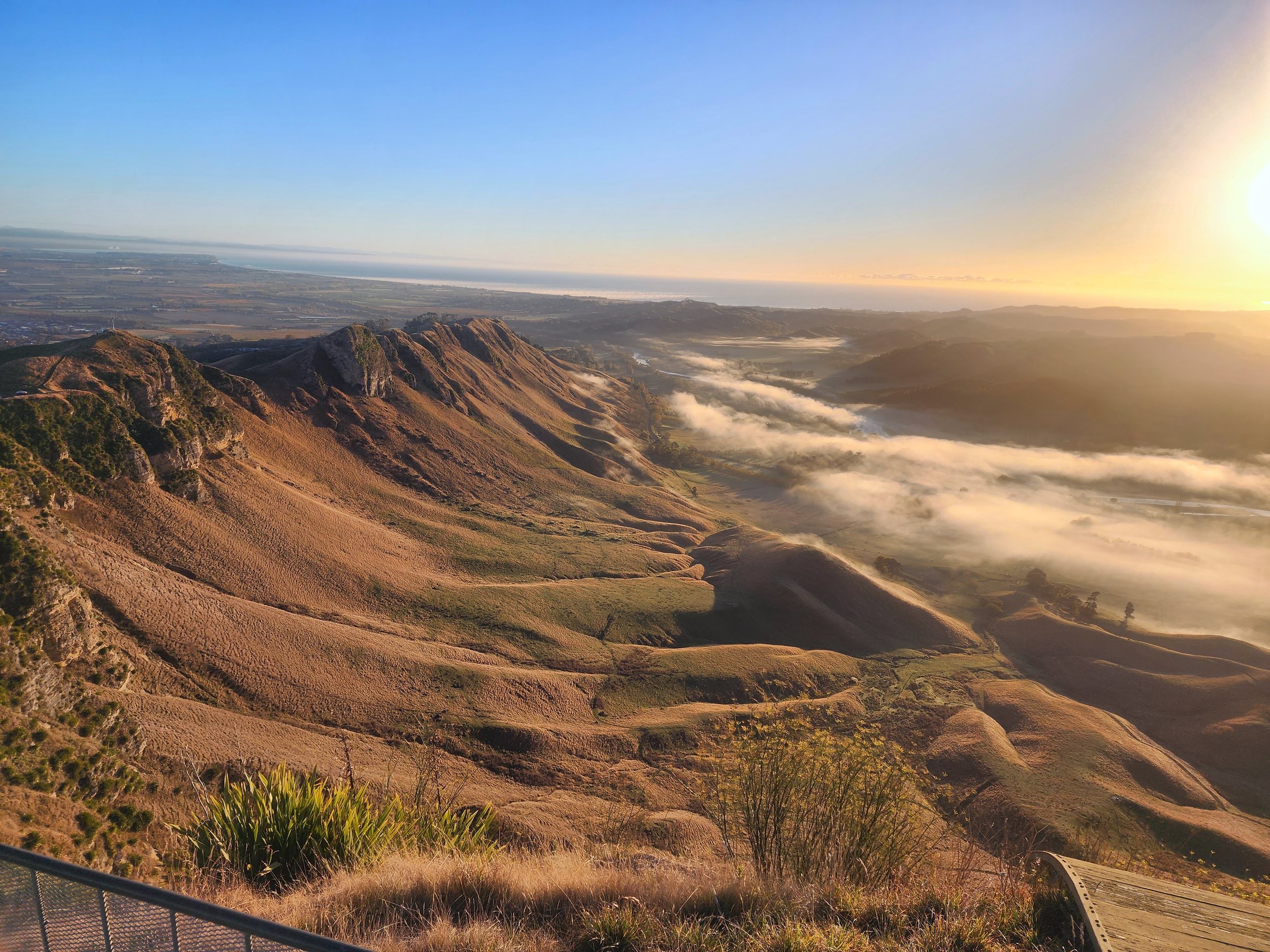 Te Mata Peak at dawn, Hawke's Bay
