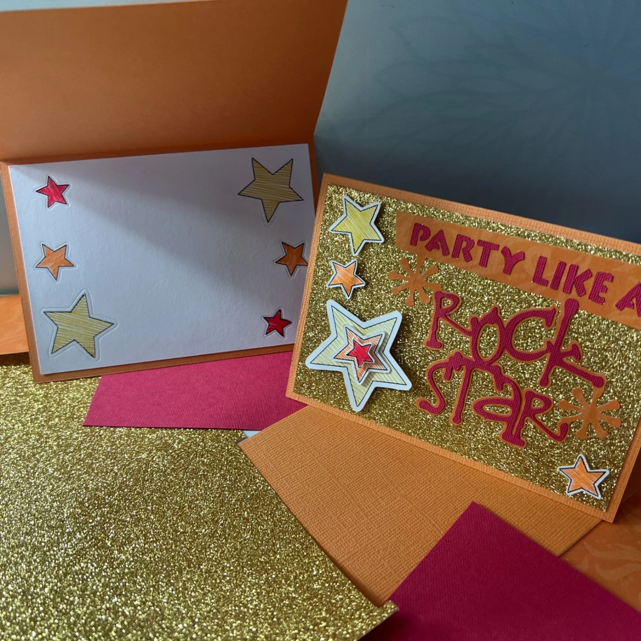 Fun with #cricutpens #partylikearockstar in 2026! #card #greetingcard #rockstar