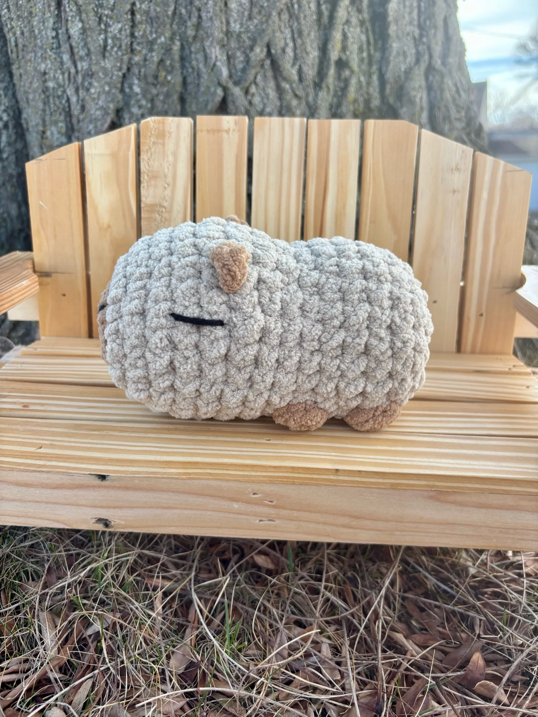 Handmade Crochet Capybara Plushie